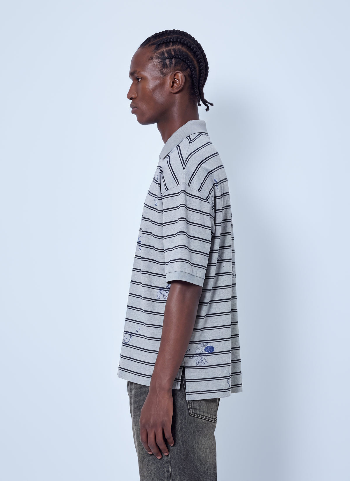Vetements Men Scribbled Polo VETEMENTS