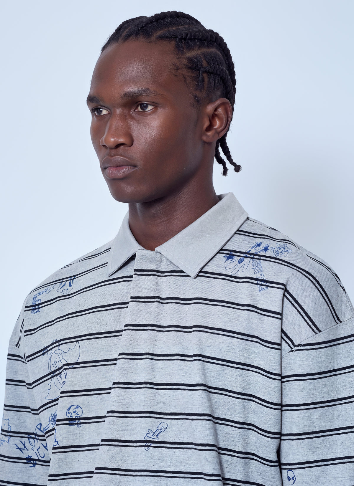 Vetements Men Scribbled Polo VETEMENTS