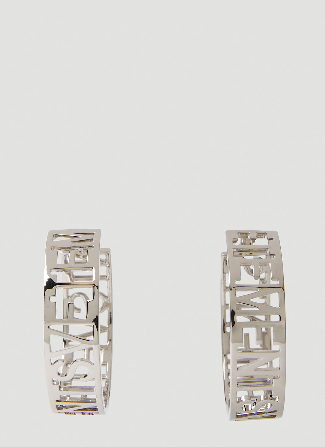Vetements Women Logo Hoop Earrings VETEMENTS