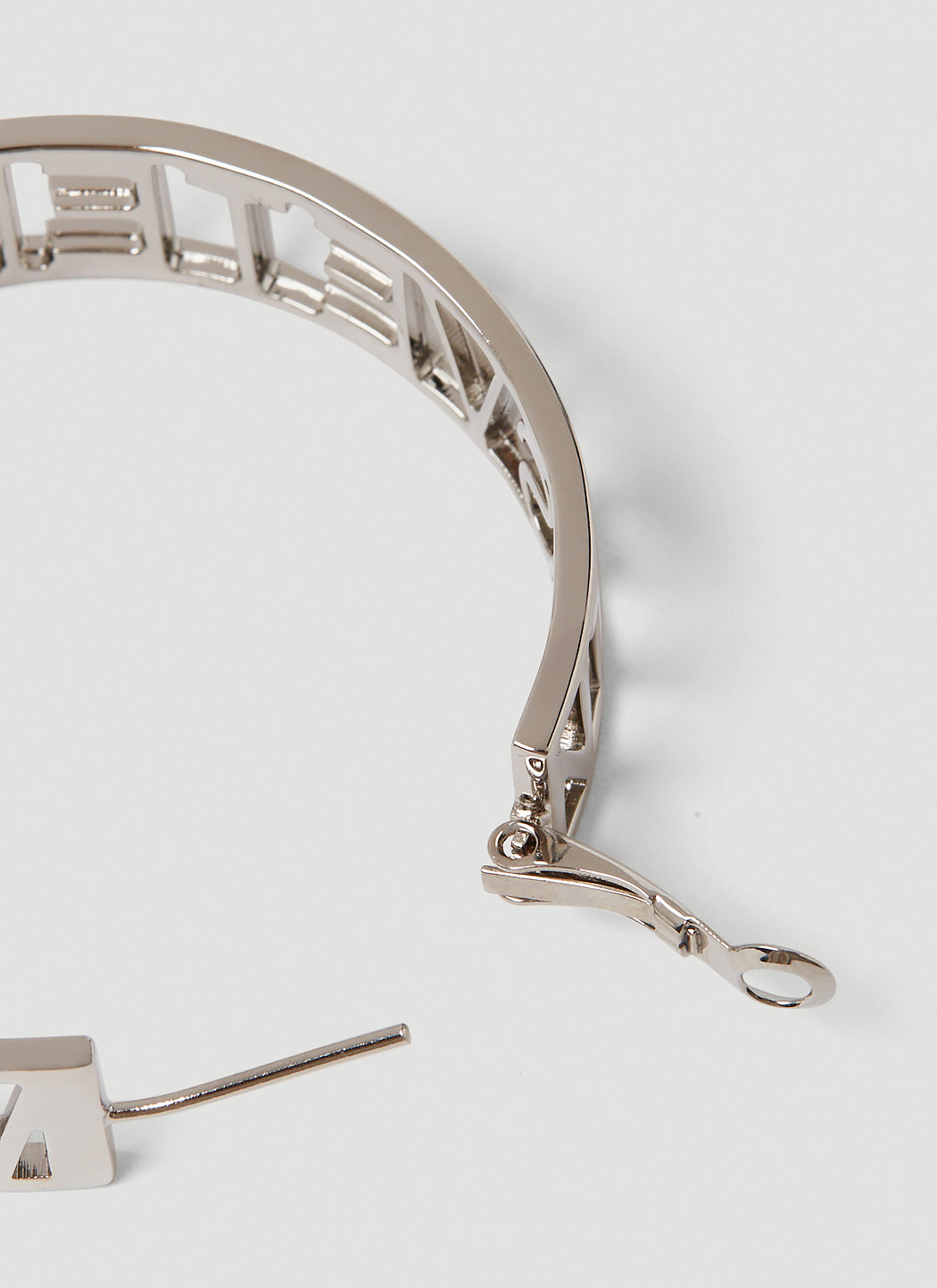 Vetements Women Logo Hoop Earrings VETEMENTS