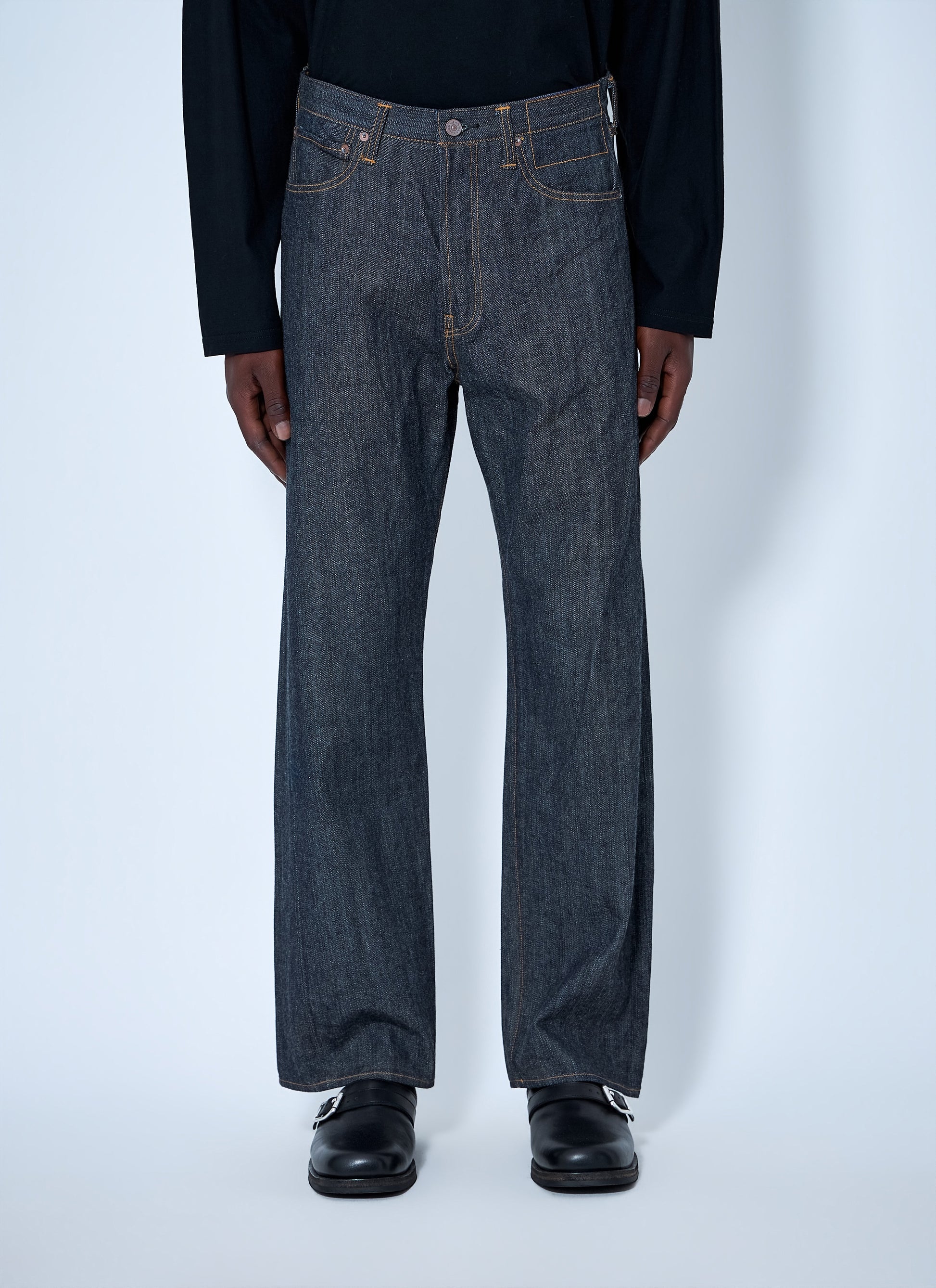Visvim Men Social Sculpture 01 Wide Mud Jeans VISVIM