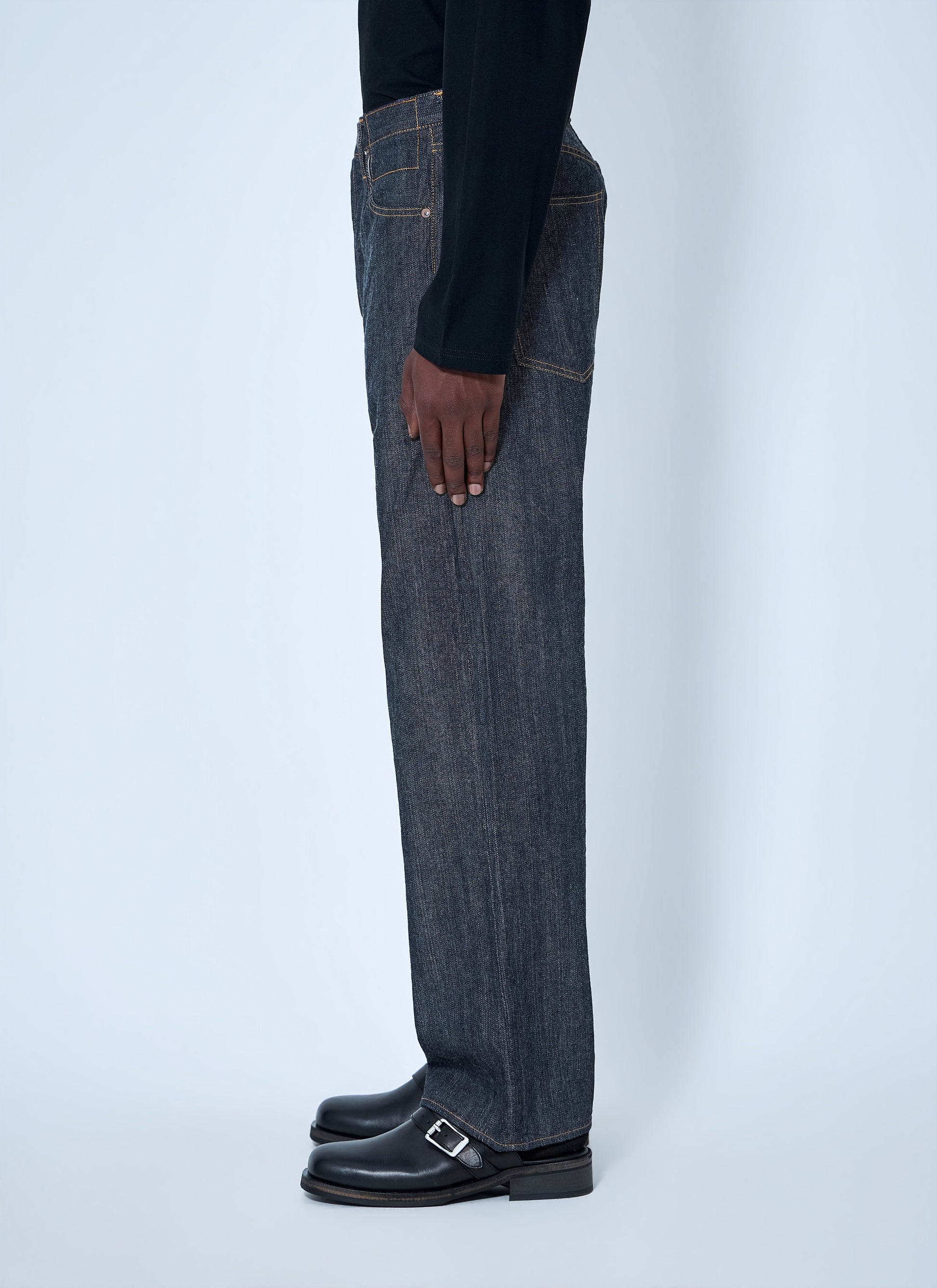 Visvim Men Social Sculpture 01 Wide Mud Jeans VISVIM