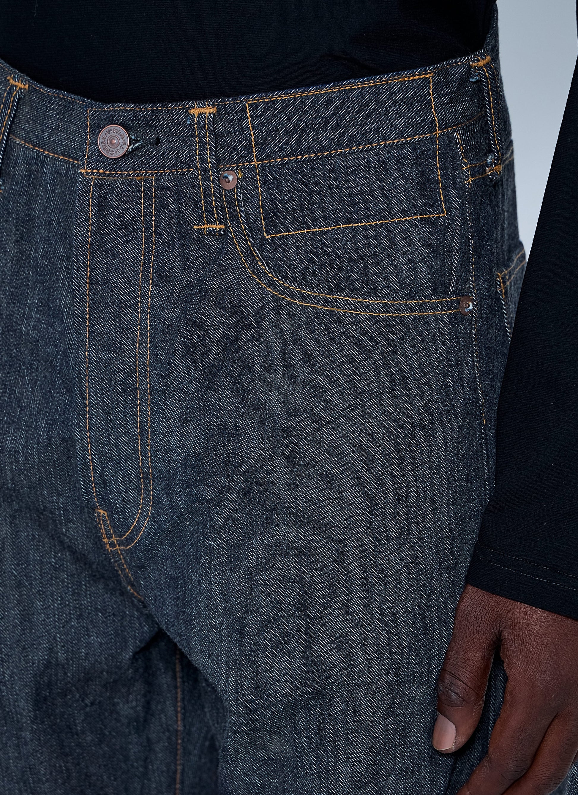 Visvim Men Social Sculpture 01 Wide Mud Jeans VISVIM