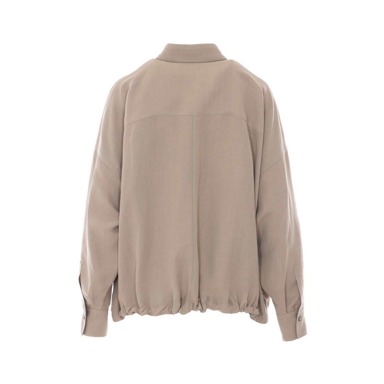 Brunello Cucinelli Women Viscose And Linen Twill Fluid Shirt BRUNELLO CUCINELLI