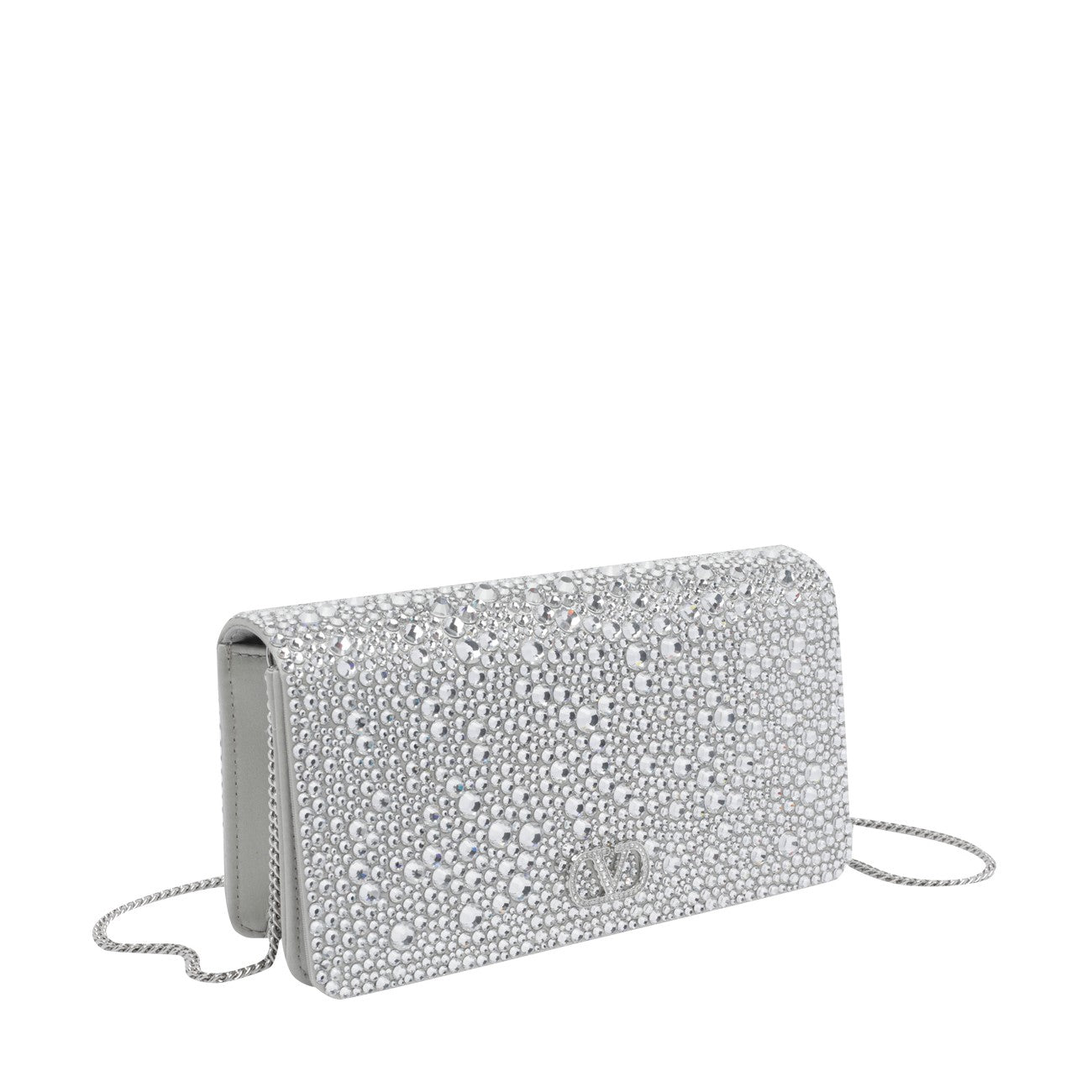 Valentino Garavani Women Vlogo Signature Crossbody Bag With Svarowski Crystals VALENTINO GARAVANI