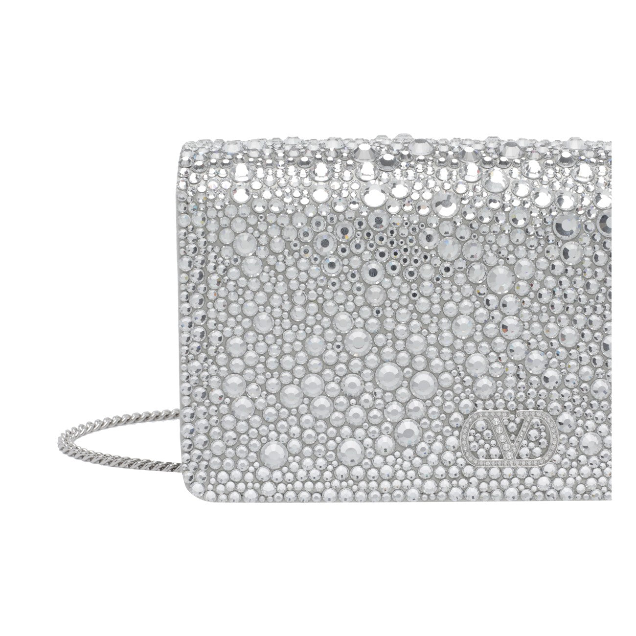 Valentino Garavani Women Vlogo Signature Crossbody Bag With Svarowski Crystals VALENTINO GARAVANI