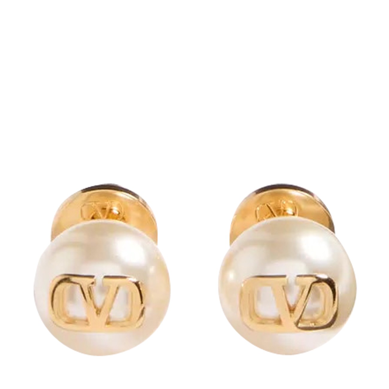 Valentino Garavani Women Vlogo Signature Pearl Earrings VALENTINO GARAVANI