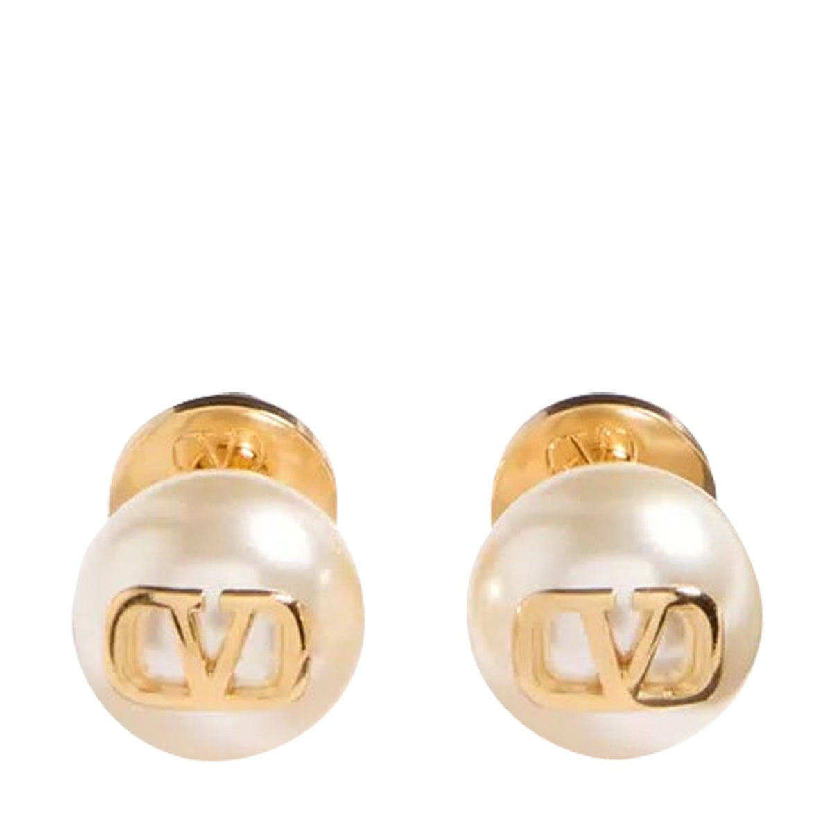Valentino Garavani Women Vlogo Signature Pearl Earrings VALENTINO GARAVANI