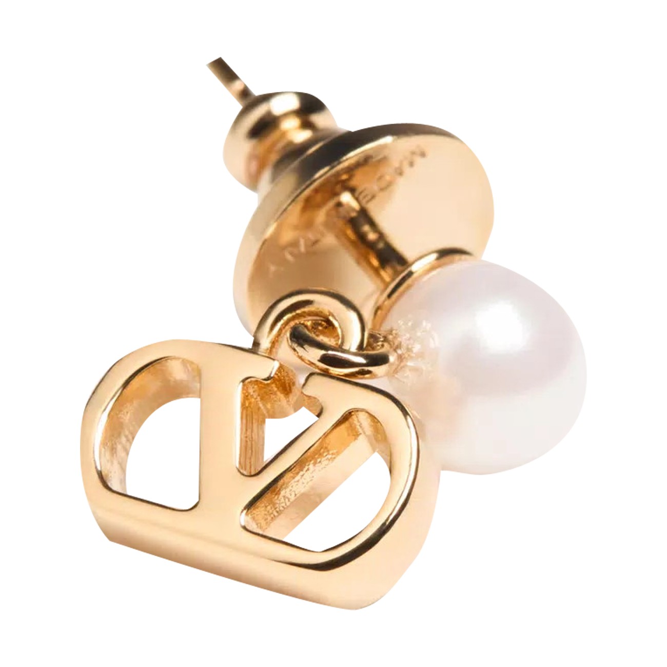 Valentino Garavani Women Vlogo Signature Pearl Earrings VALENTINO GARAVANI