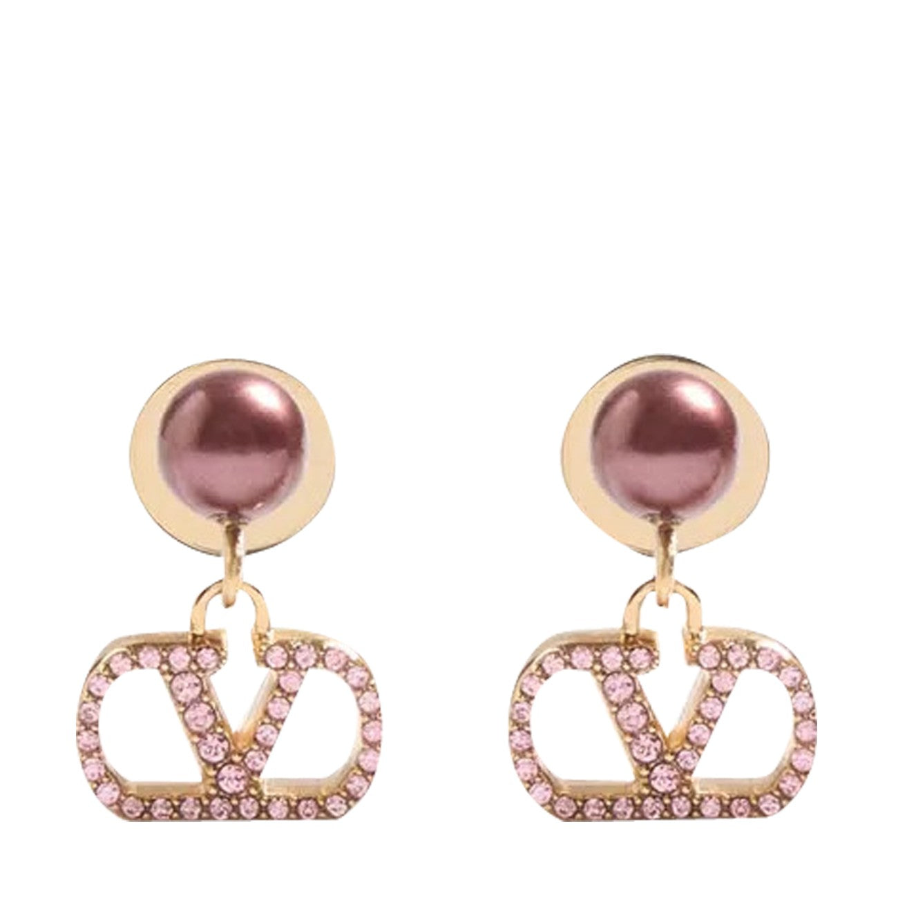 Valentino Garavani Women Vlogo Signature Pearls Earrings VALENTINO GARAVANI