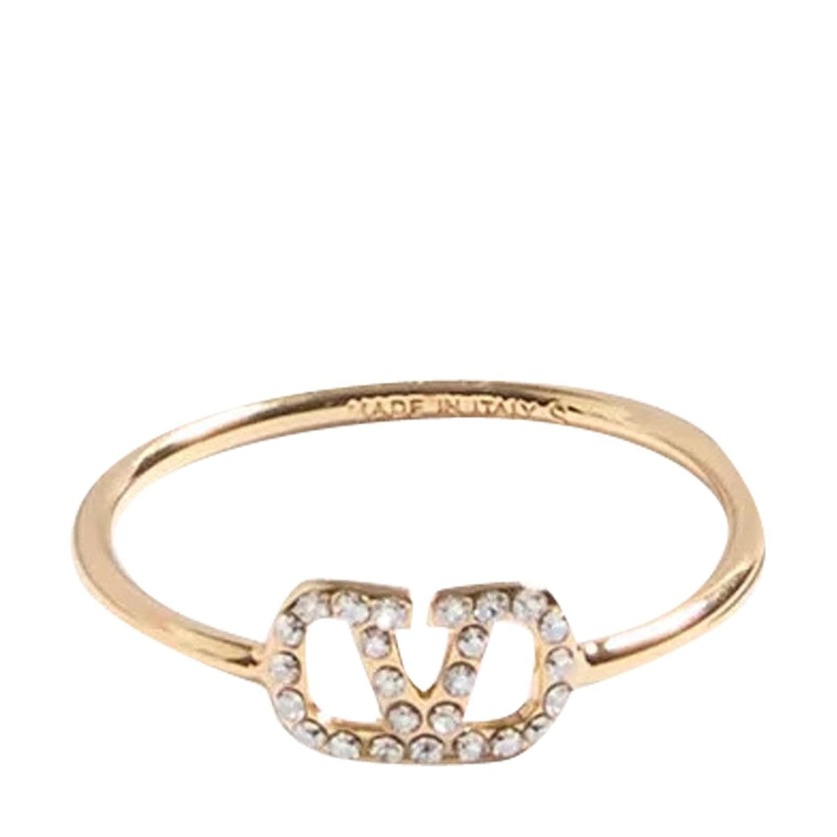 Valentino Garavani Women Vlogo Signature Swarovski Crystals Ring VALENTINO GARAVANI