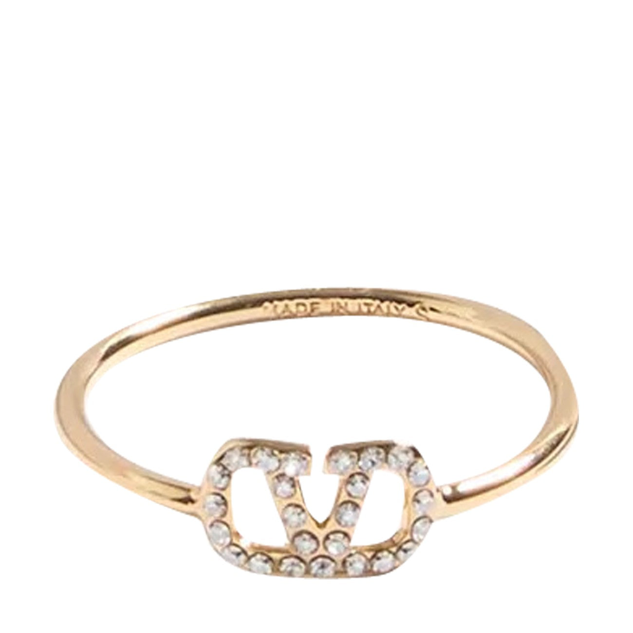 Valentino Garavani Women Vlogo Signature Swarovski Crystals Ring VALENTINO GARAVANI