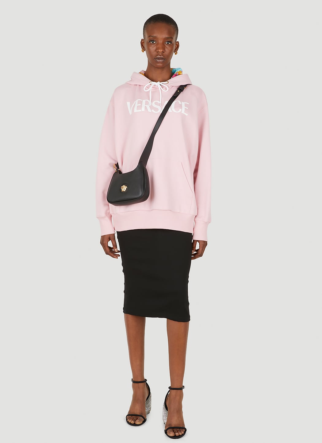 Versace Women Ventagli Hooded Sweatshirt VERSACE