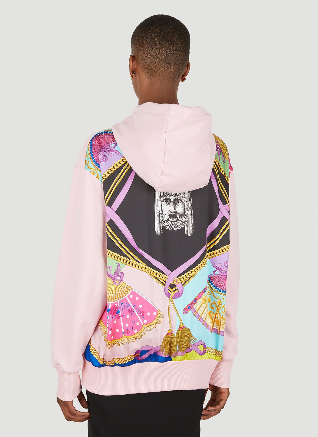 Versace Women Ventagli Hooded Sweatshirt VERSACE