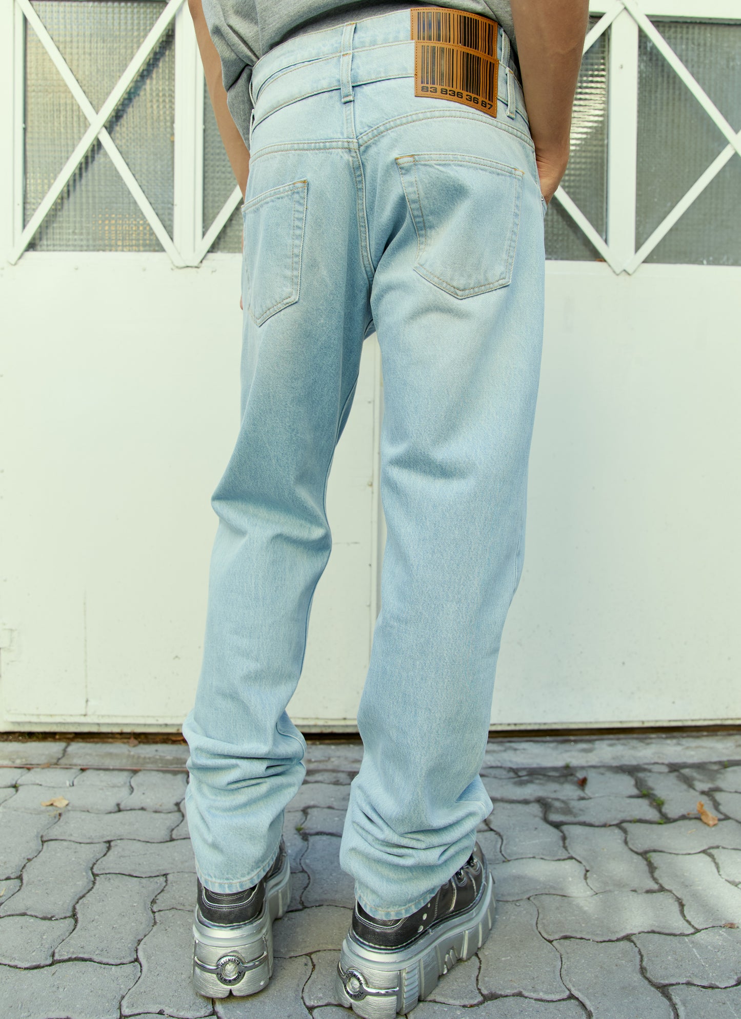 Vtmnts Men Double Waist Denim Jeans VTMNTS