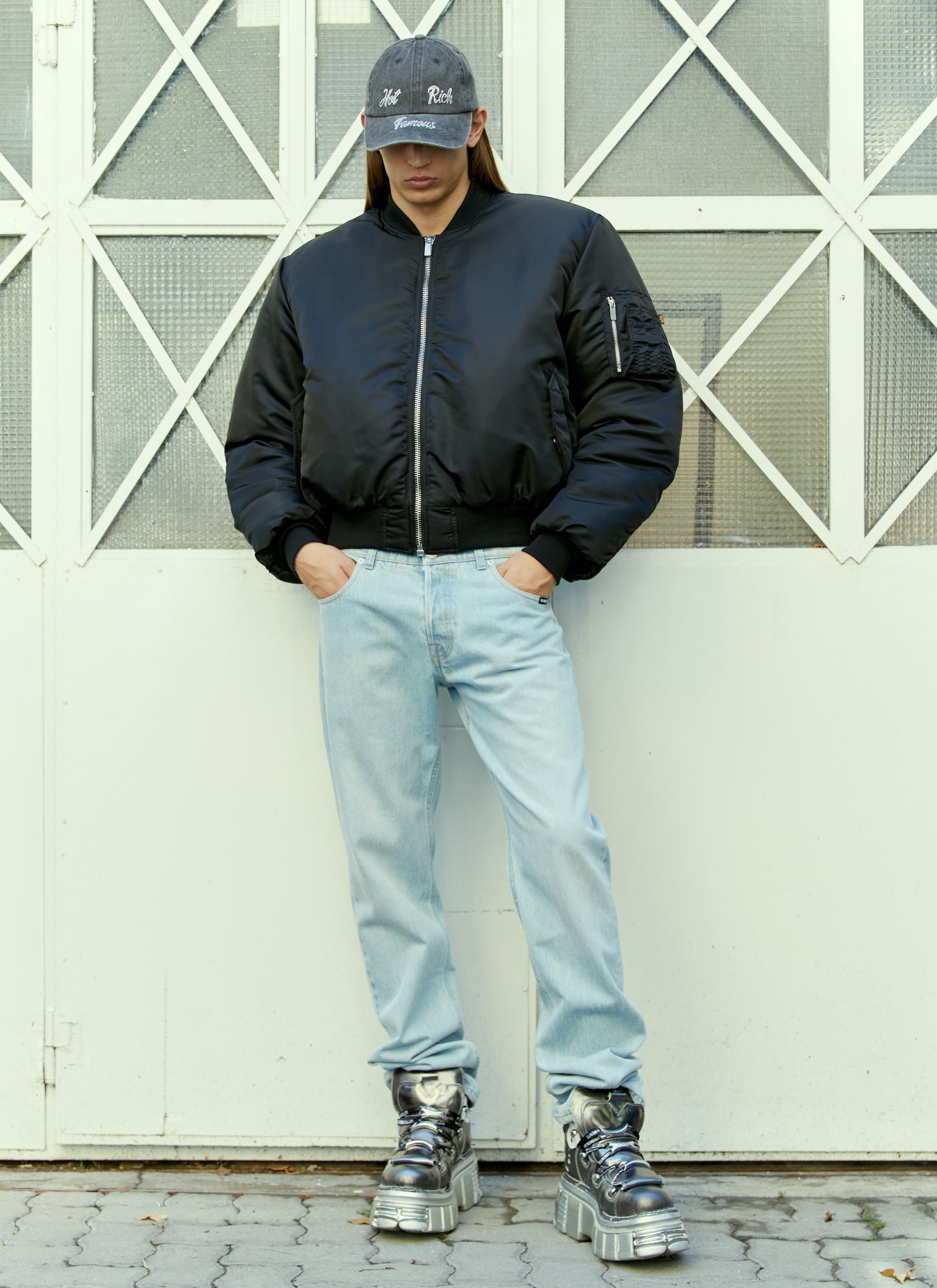 Vtmnts Men Double Waist Denim Jeans VTMNTS