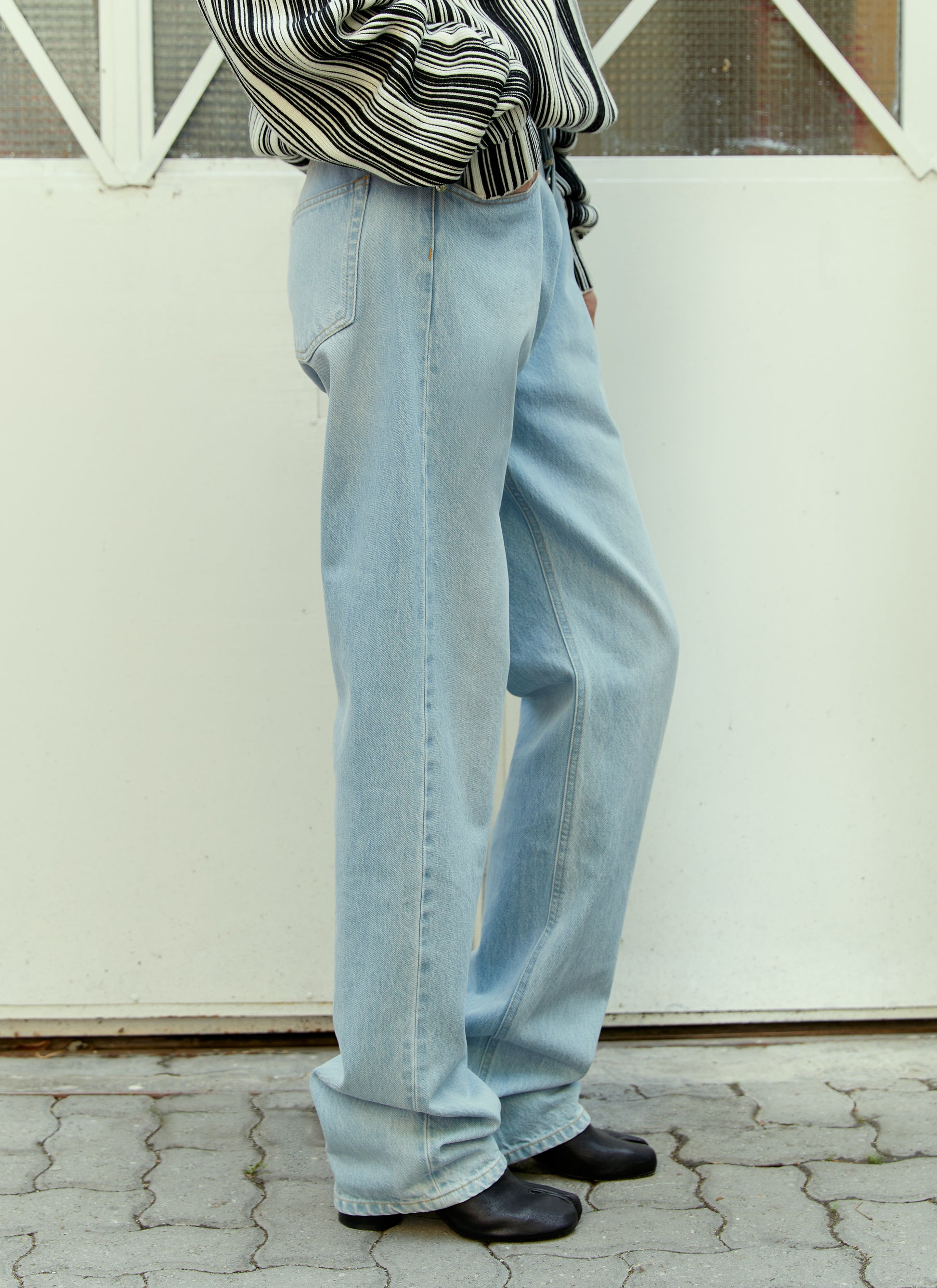 Vtmnts Men Double Waist Denim Jeans VTMNTS