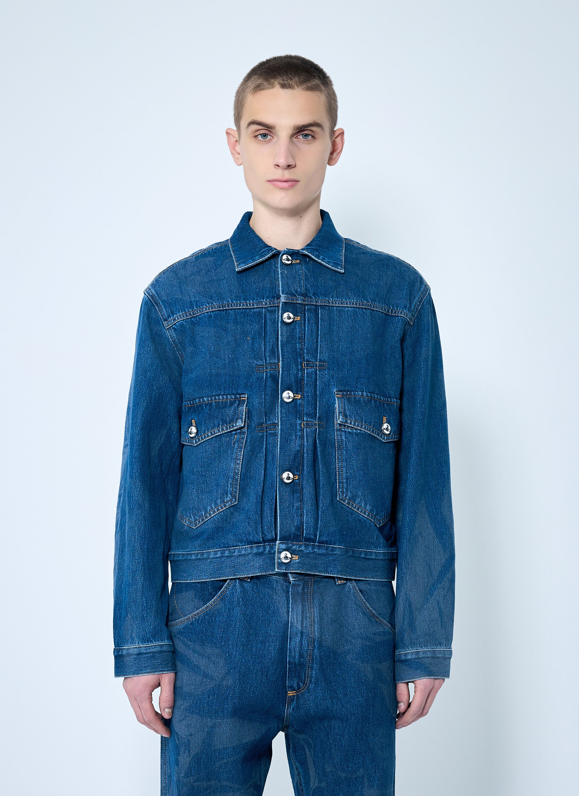 Vivienne Westwood Men Marlene Denim Jacket VIVIENNE WESTWOOD