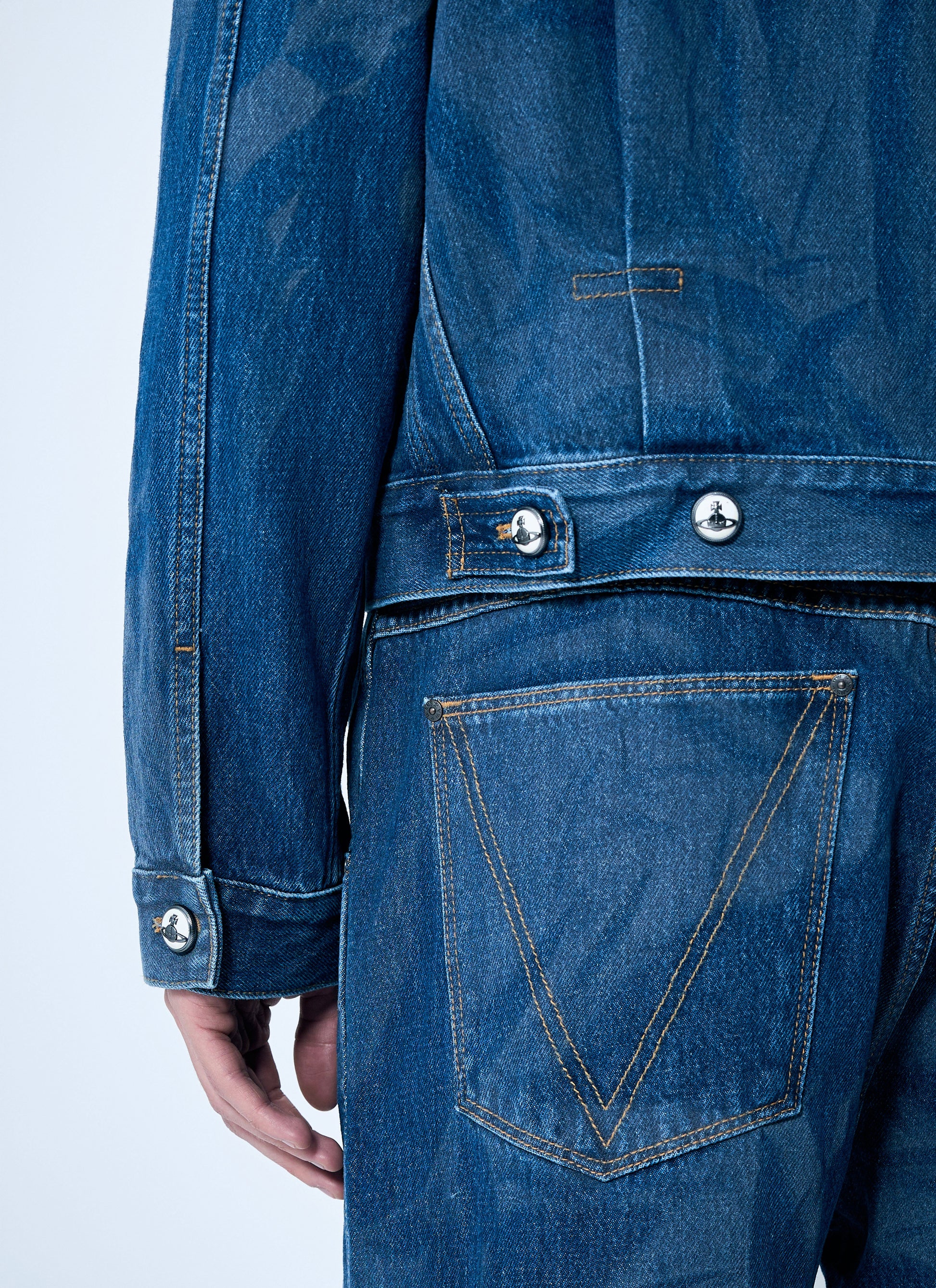 Vivienne Westwood Men Marlene Denim Jacket VIVIENNE WESTWOOD