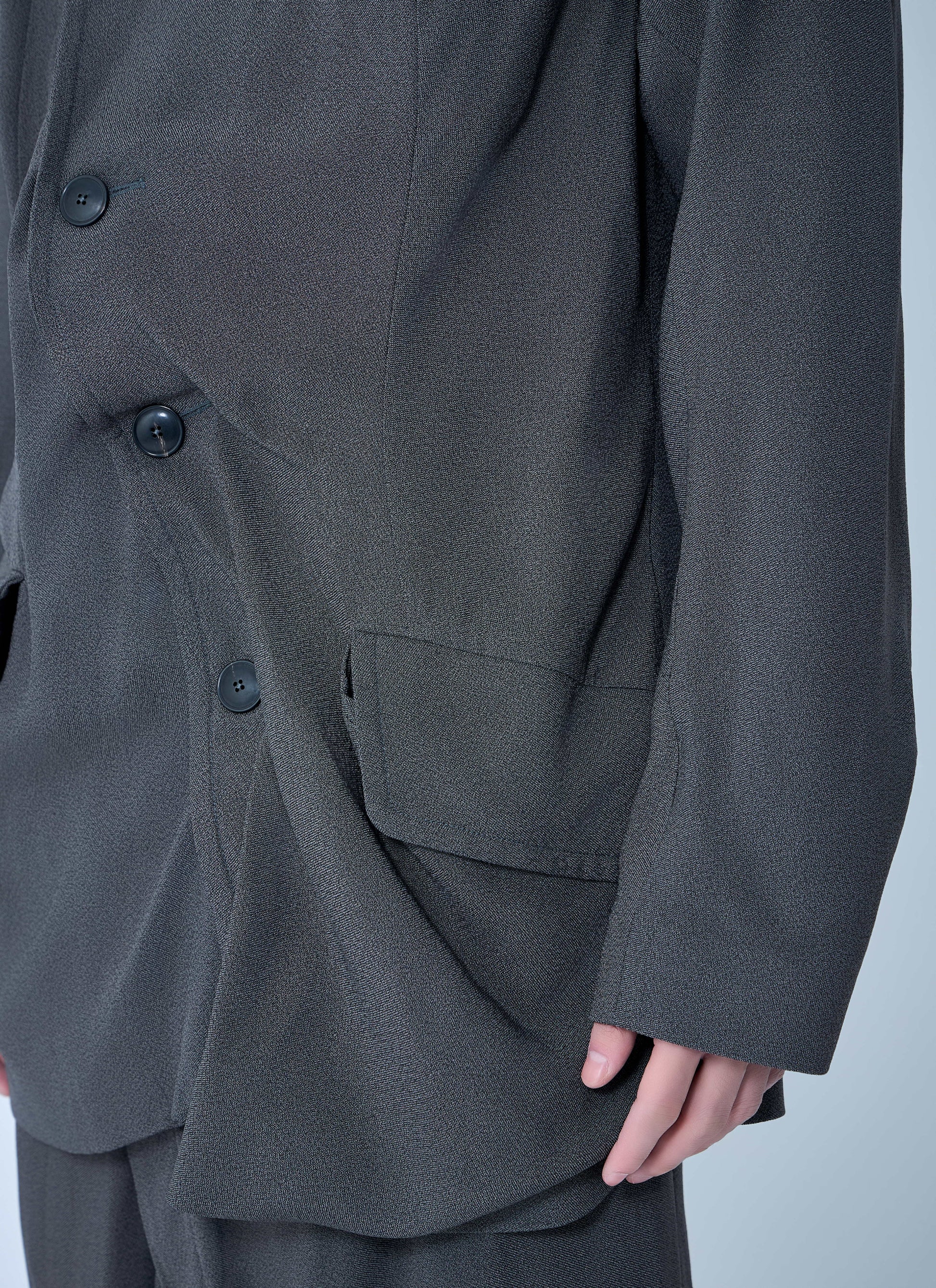 Vivienne Westwood Men Asymmetrical Wool Blazer VIVIENNE WESTWOOD