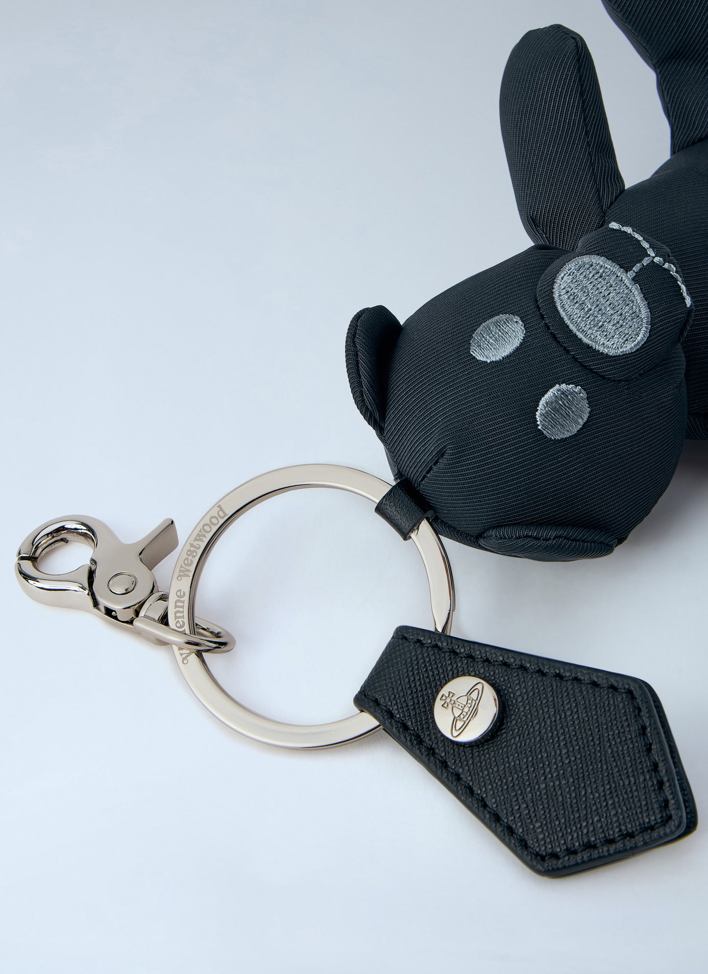 Vivienne Westwood Men Bear Keychain With Logo Plaque VIVIENNE WESTWOOD