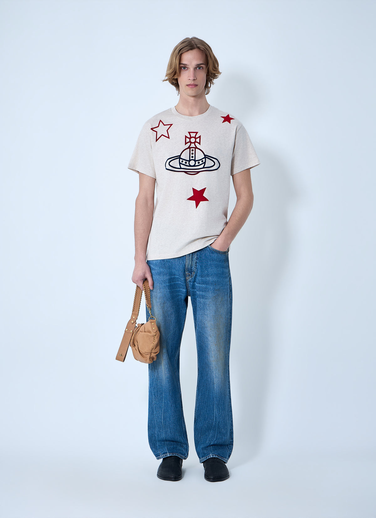 Vivienne Westwood Men Orb And Stars T-Shirt VIVIENNE WESTWOOD
