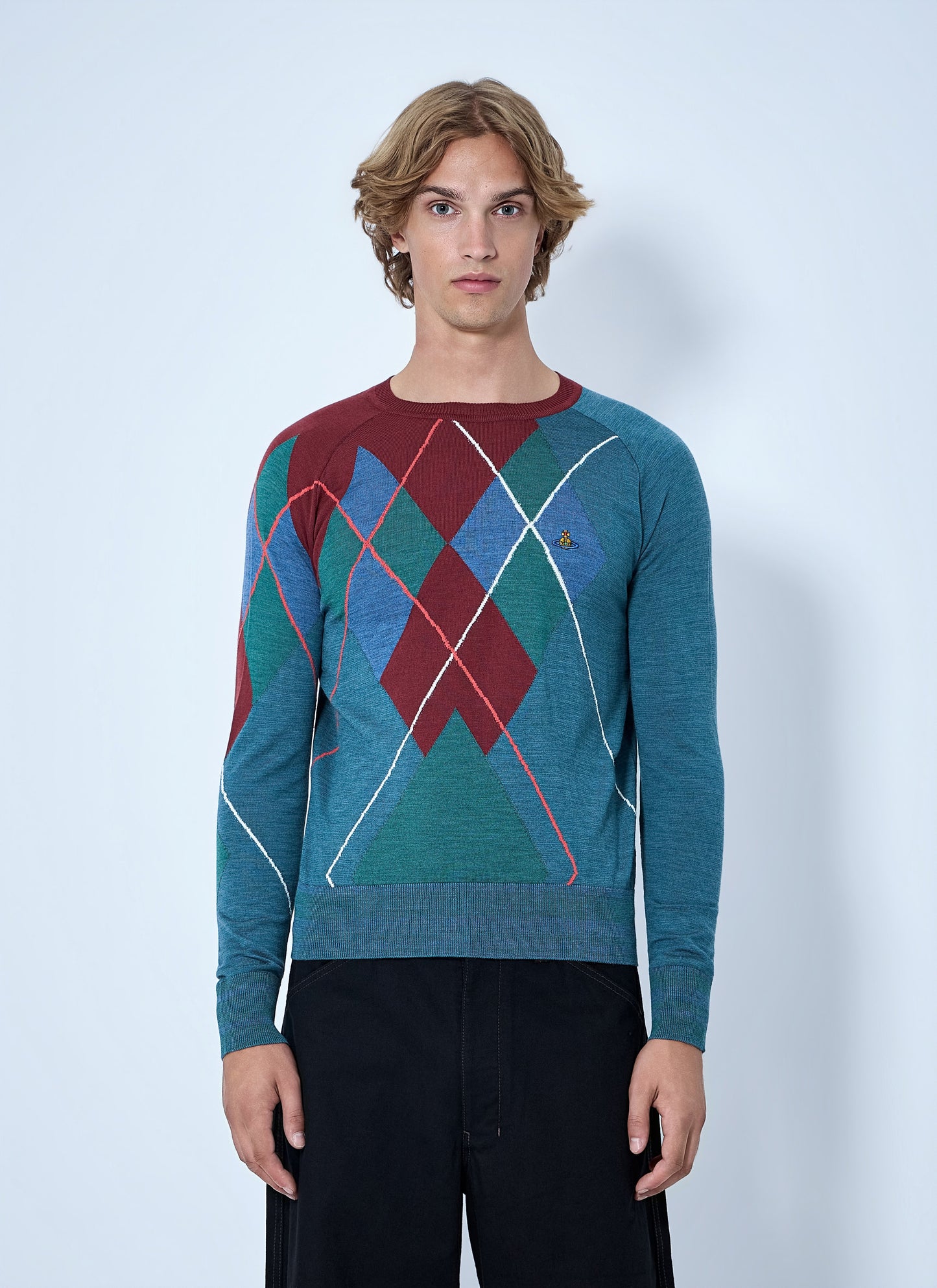Vivienne Westwood Men Argyle Sweater VIVIENNE WESTWOOD