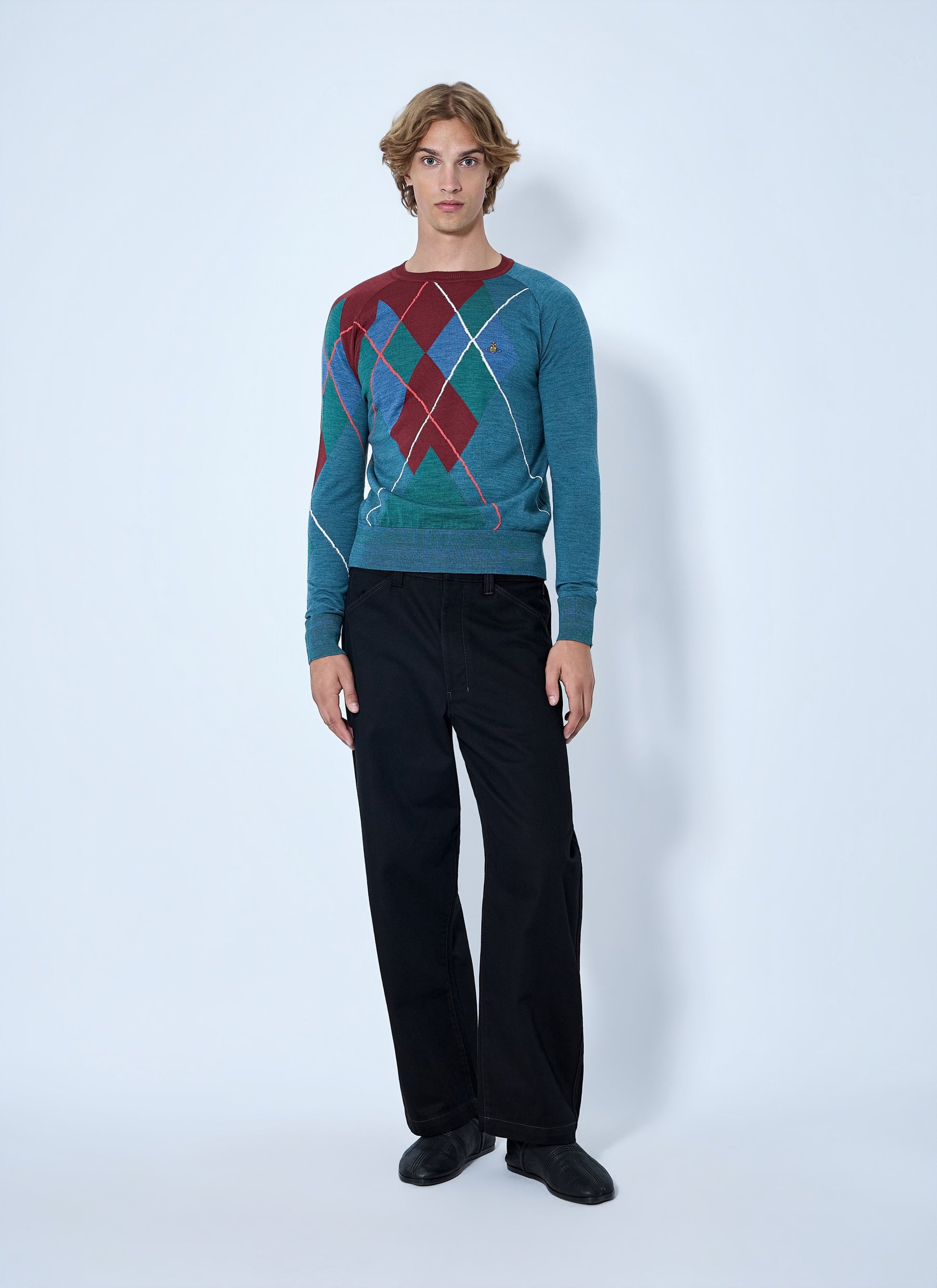 Vivienne Westwood Men Argyle Sweater VIVIENNE WESTWOOD