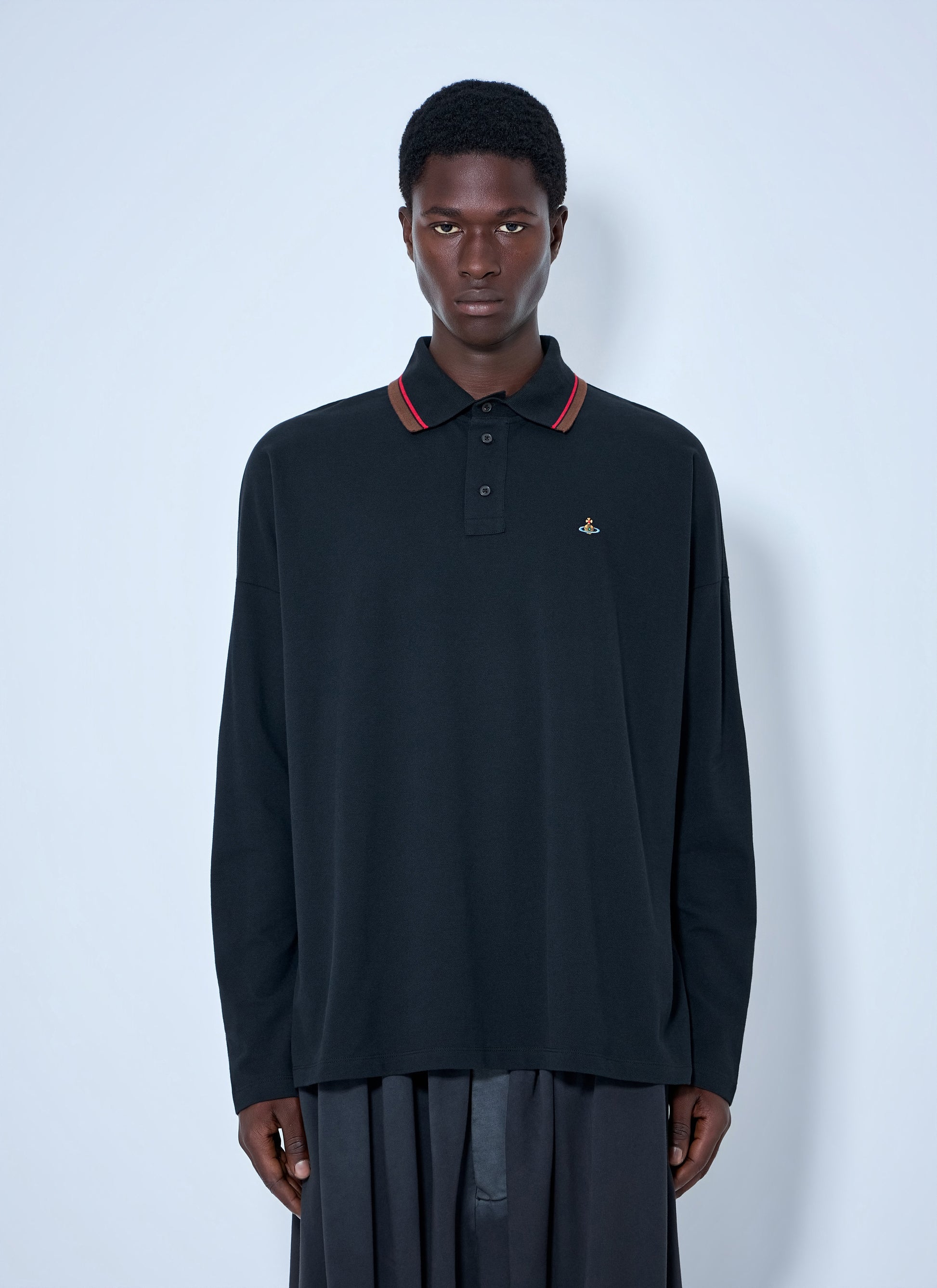 Vivienne Westwood Men Long Sleeve Polo Shirt VIVIENNE WESTWOOD