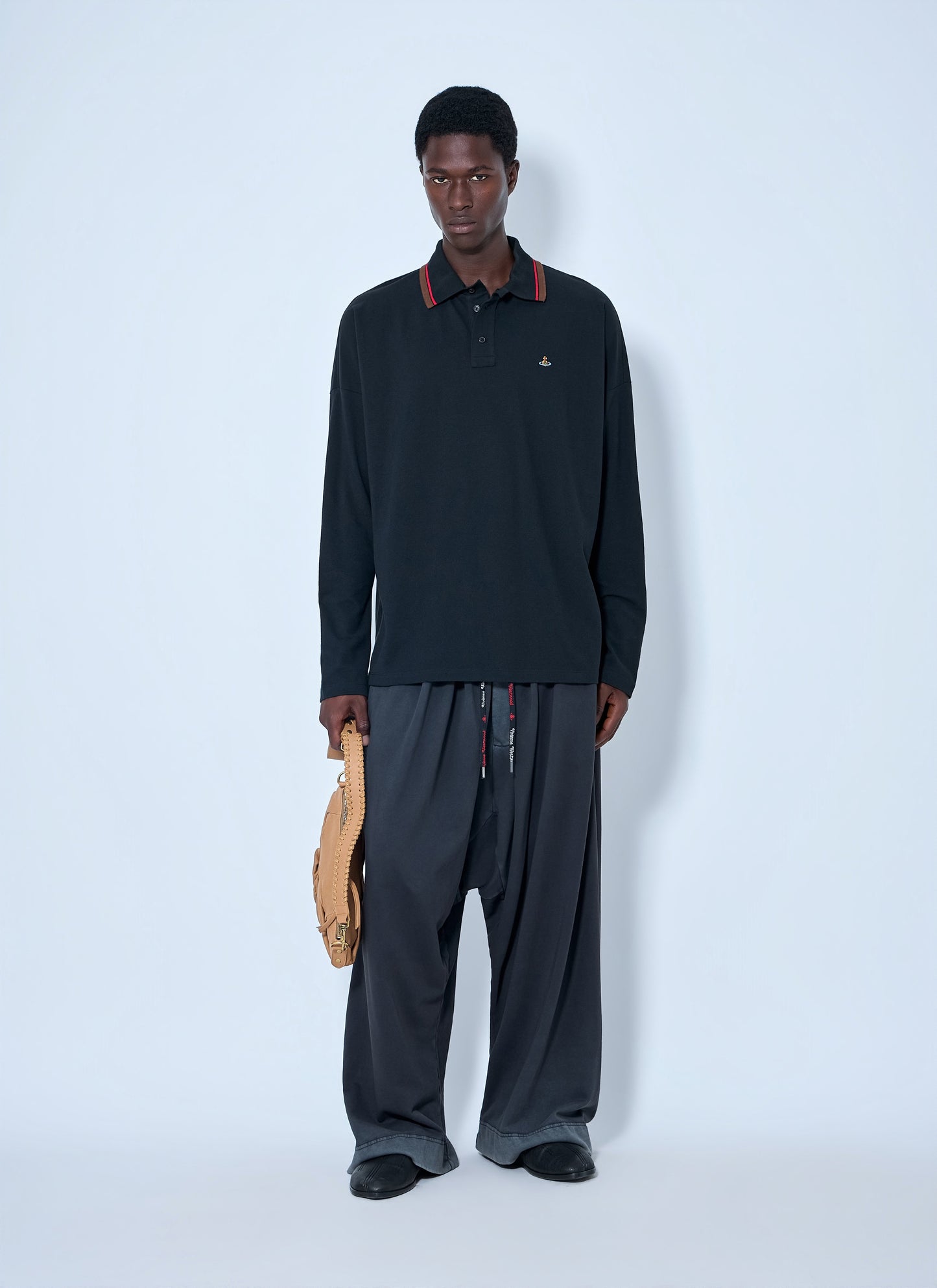 Vivienne Westwood Men Long Sleeve Polo Shirt VIVIENNE WESTWOOD