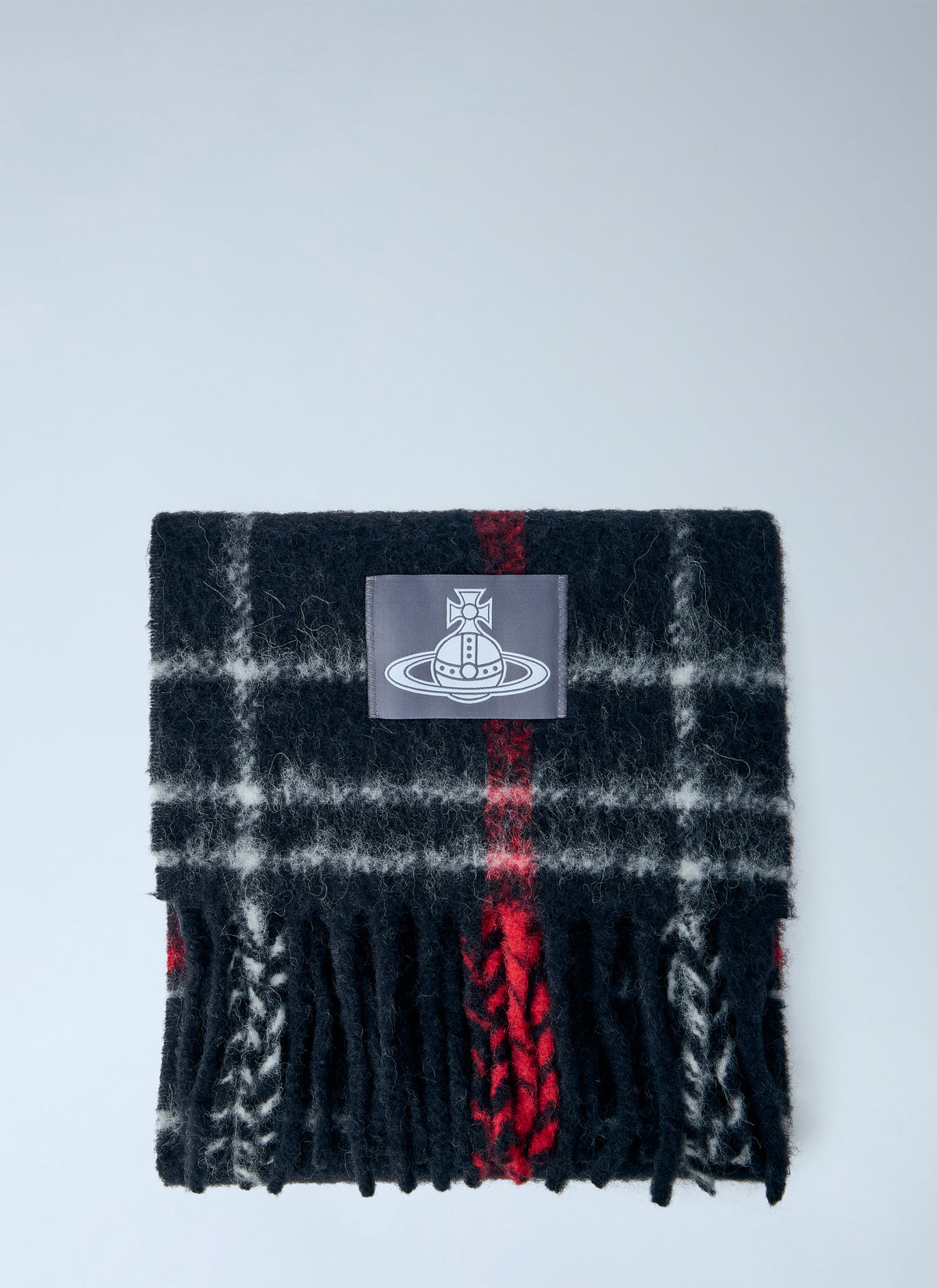 Vivienne Westwood Men Checked Wool Scarf VIVIENNE WESTWOOD