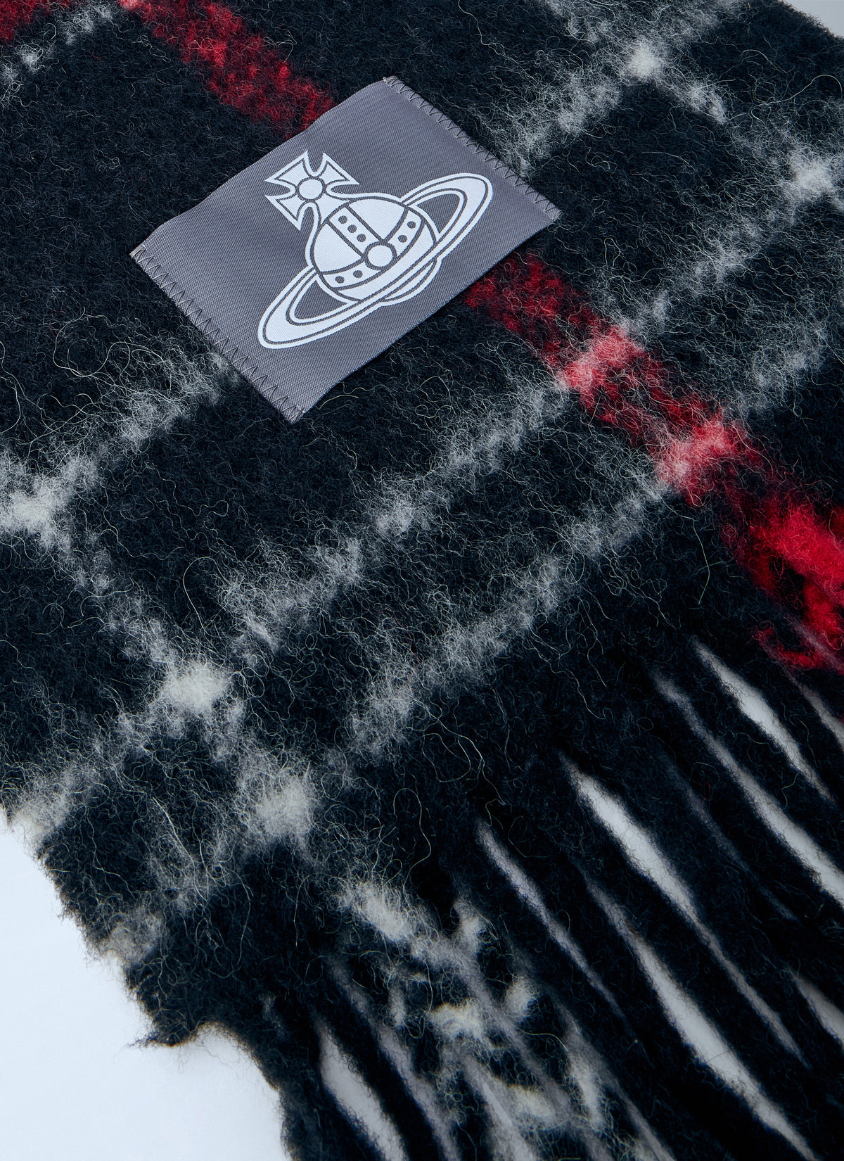 Vivienne Westwood Men Checked Wool Scarf VIVIENNE WESTWOOD