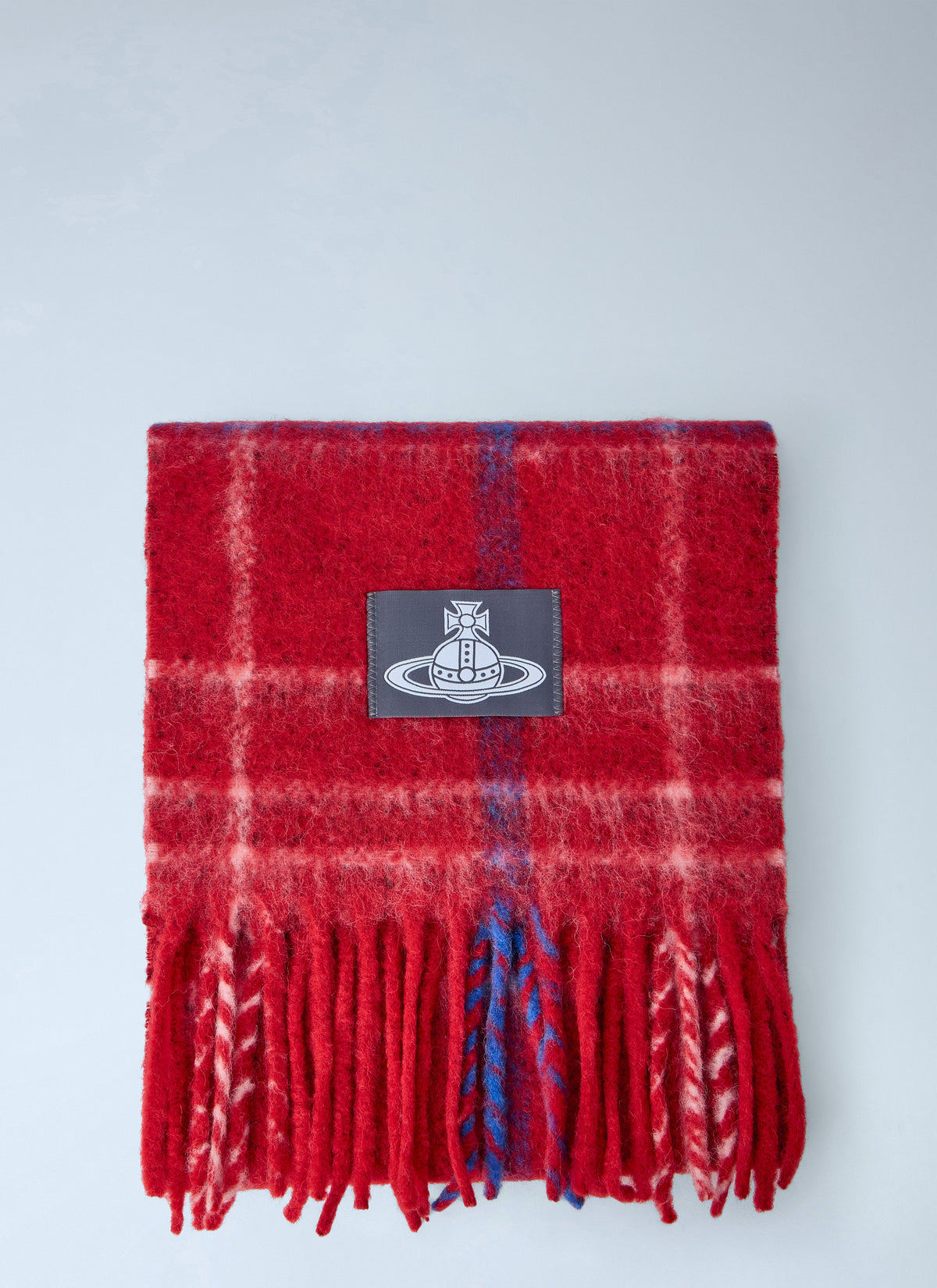 Vivienne Westwood Men Checked Wool Scarf VIVIENNE WESTWOOD