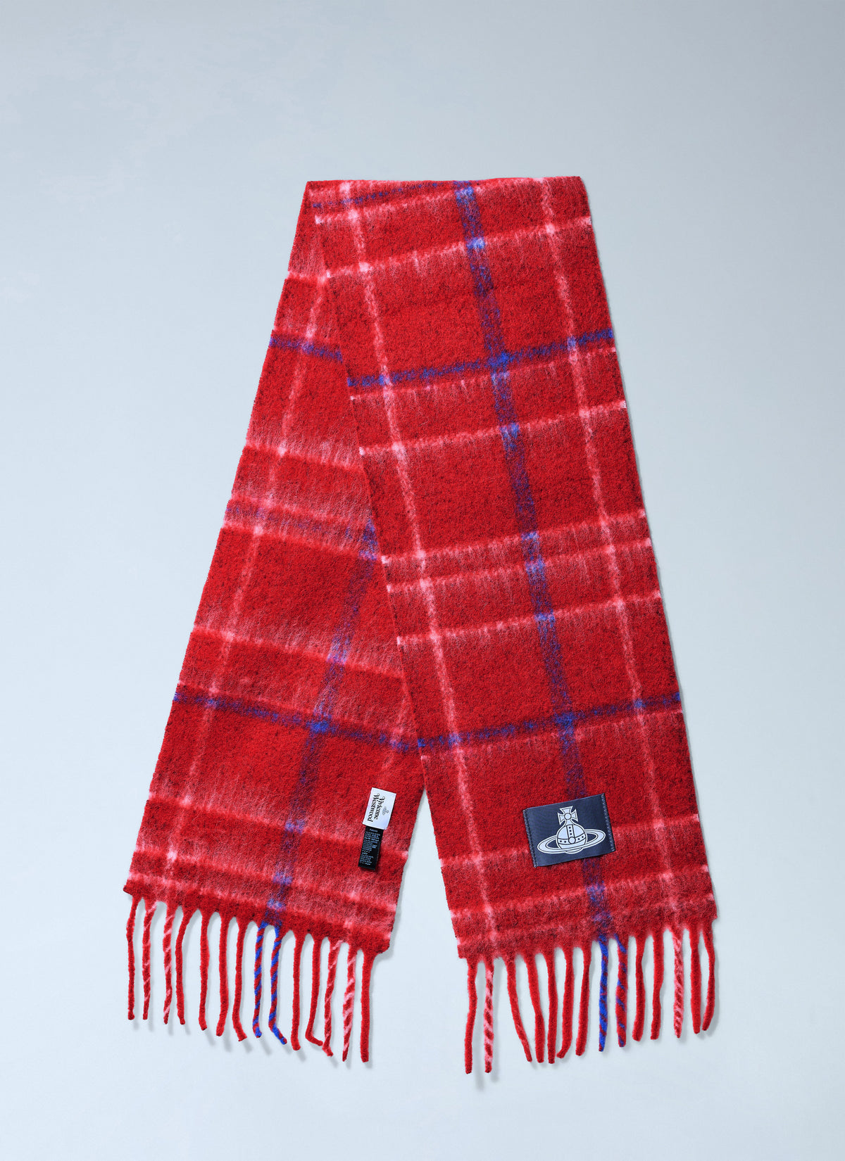 Vivienne Westwood Men Checked Wool Scarf VIVIENNE WESTWOOD