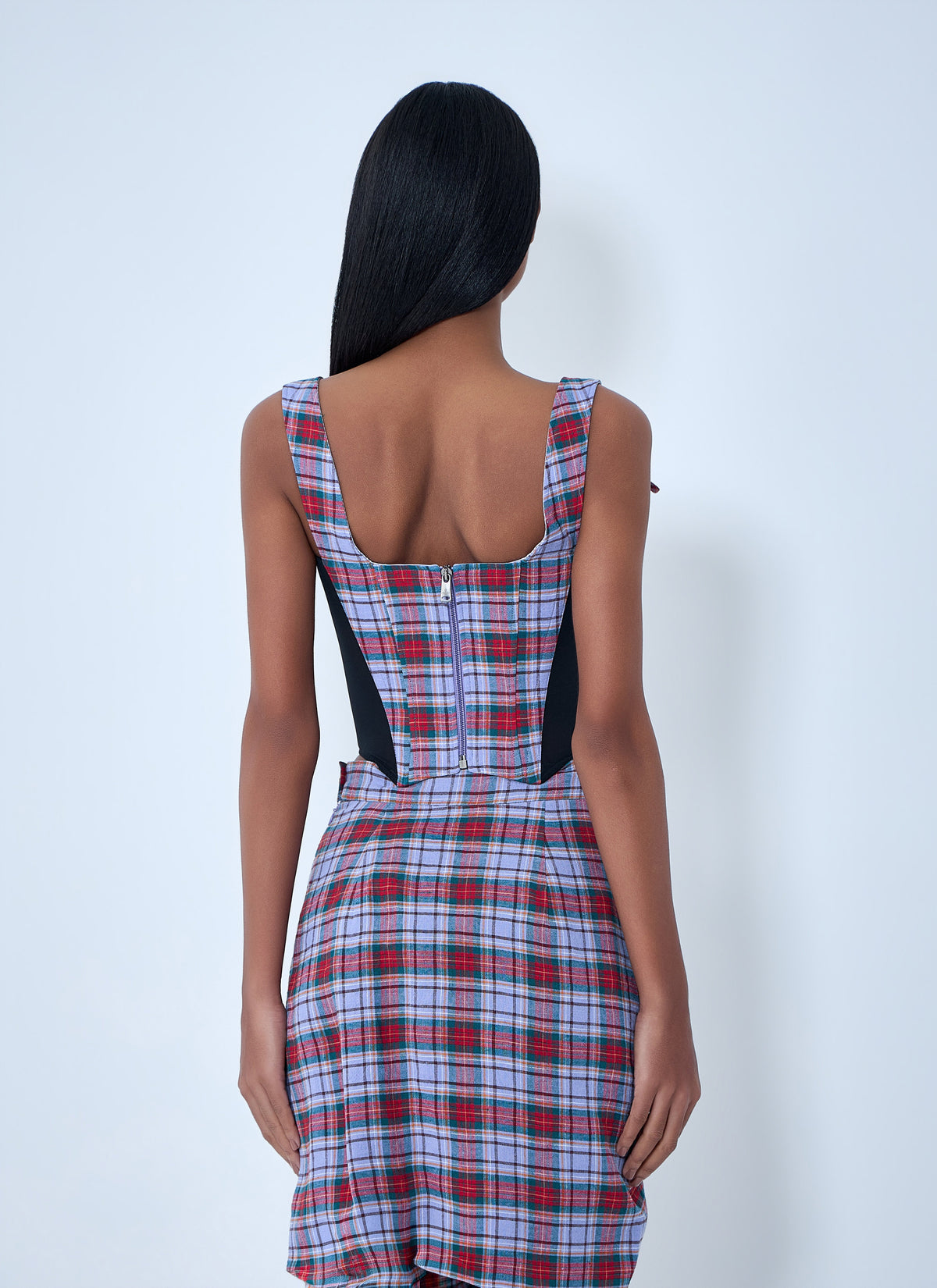 Vivienne Westwood Women Plaid Patterned Corset Top VIVIENNE WESTWOOD