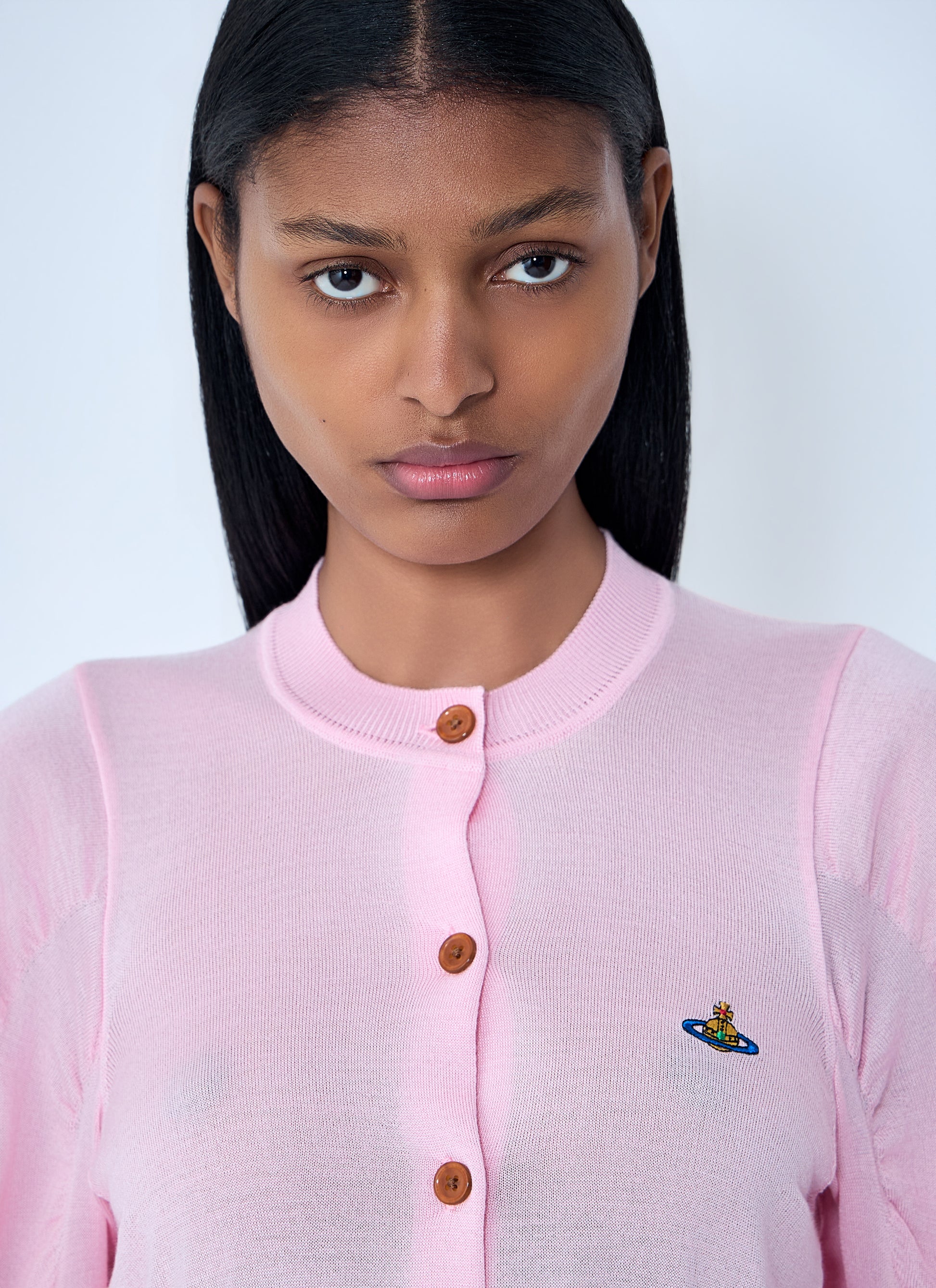 Vivienne Westwood Women Ruched Sleeve Cardigan VIVIENNE WESTWOOD