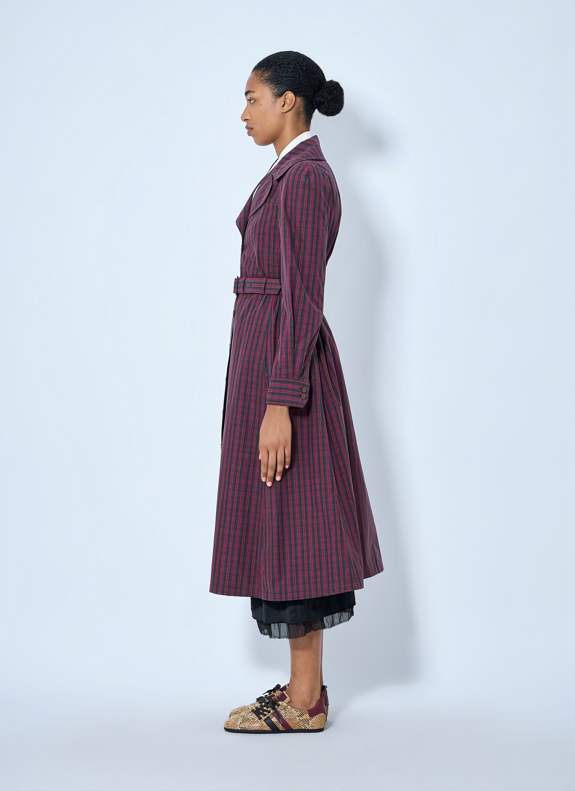 Vivienne Westwood Women Belted Button-Down Trench Coat VIVIENNE WESTWOOD