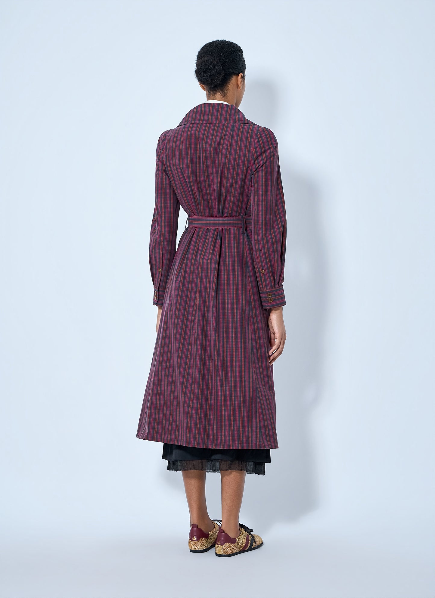 Vivienne Westwood Women Belted Button-Down Trench Coat VIVIENNE WESTWOOD