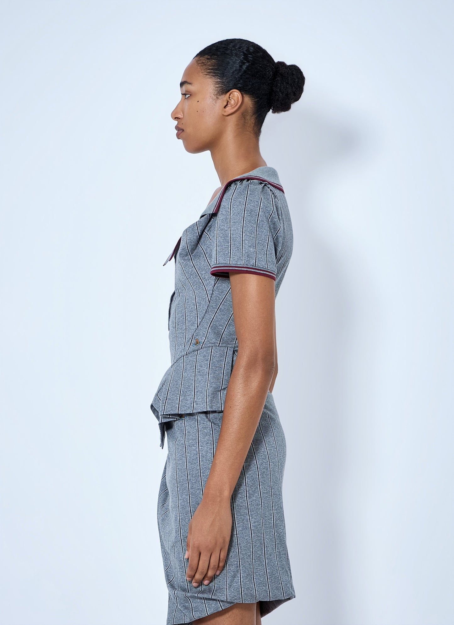 Vivienne Westwood Women Monday Striped Cotton Polo Shirt VIVIENNE WESTWOOD