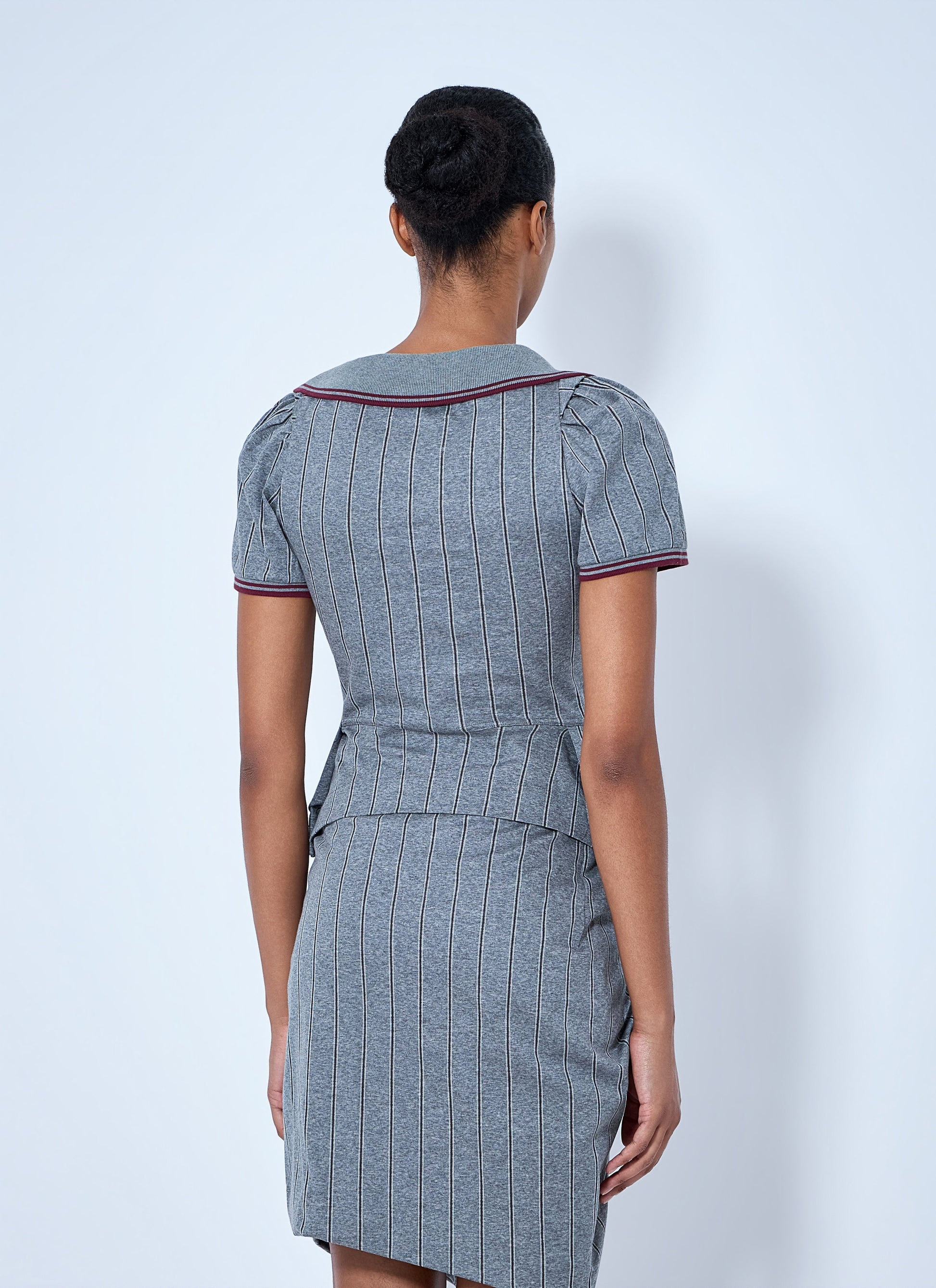 Vivienne Westwood Women Monday Striped Cotton Polo Shirt VIVIENNE WESTWOOD