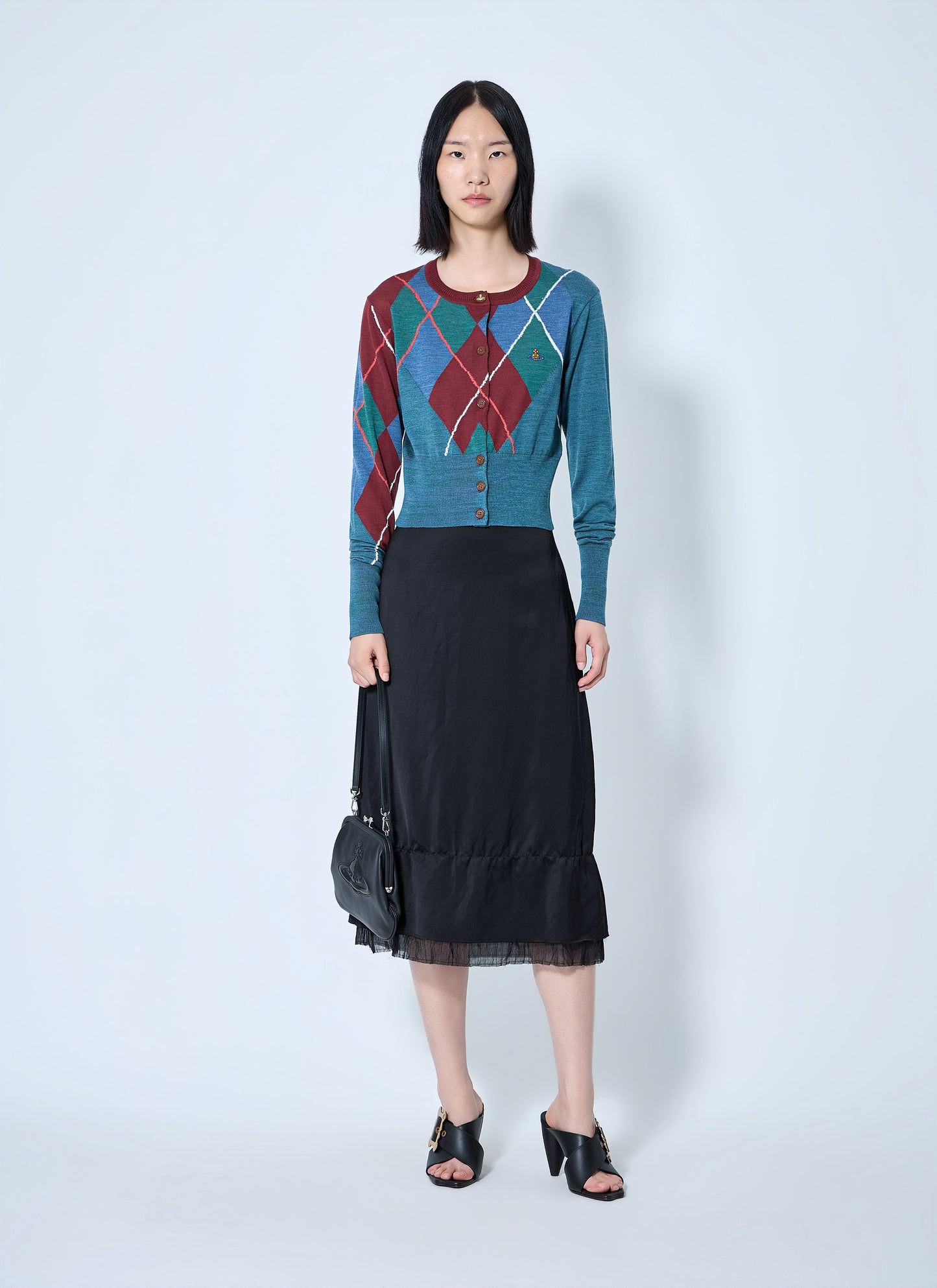 Vivienne Westwood Women Argyle Cropped Cardigan