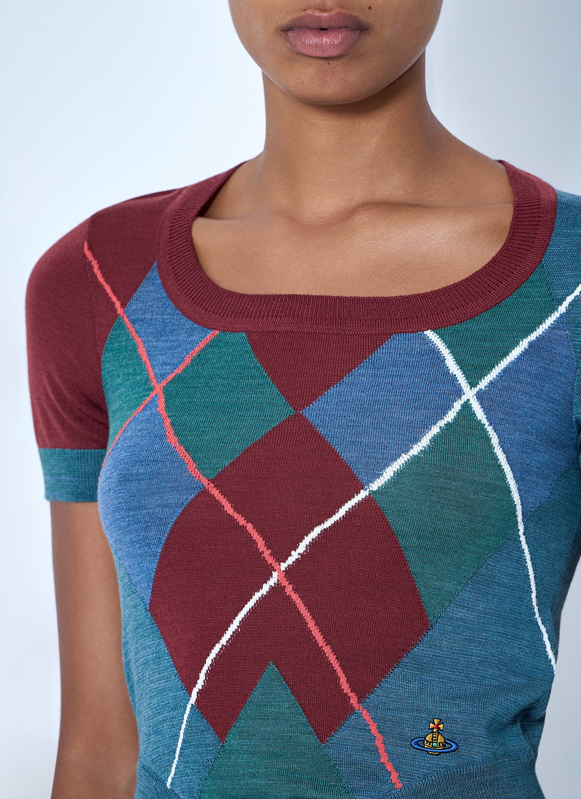 Vivienne Westwood Women Argyle Bodice Tee VIVIENNE WESTWOOD