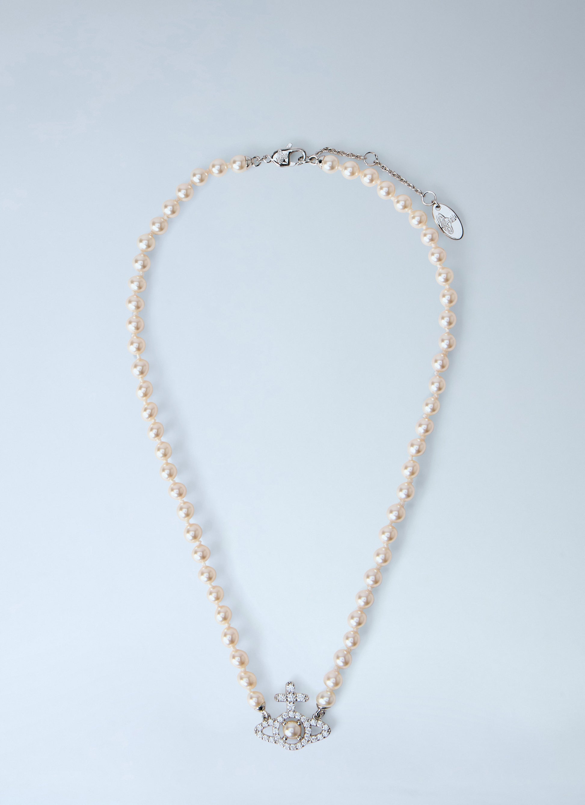 Vivienne Westwood Men Olympia Pearl Necklace VIVIENNE WESTWOOD