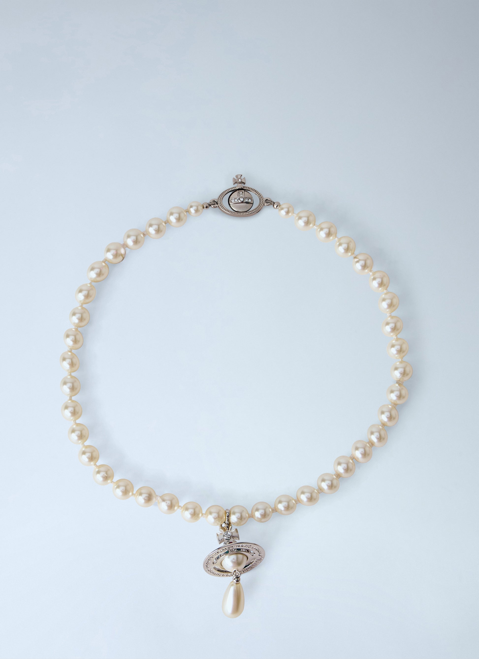 Vivienne Westwood Women One Row Pearl Drop Choker VIVIENNE WESTWOOD