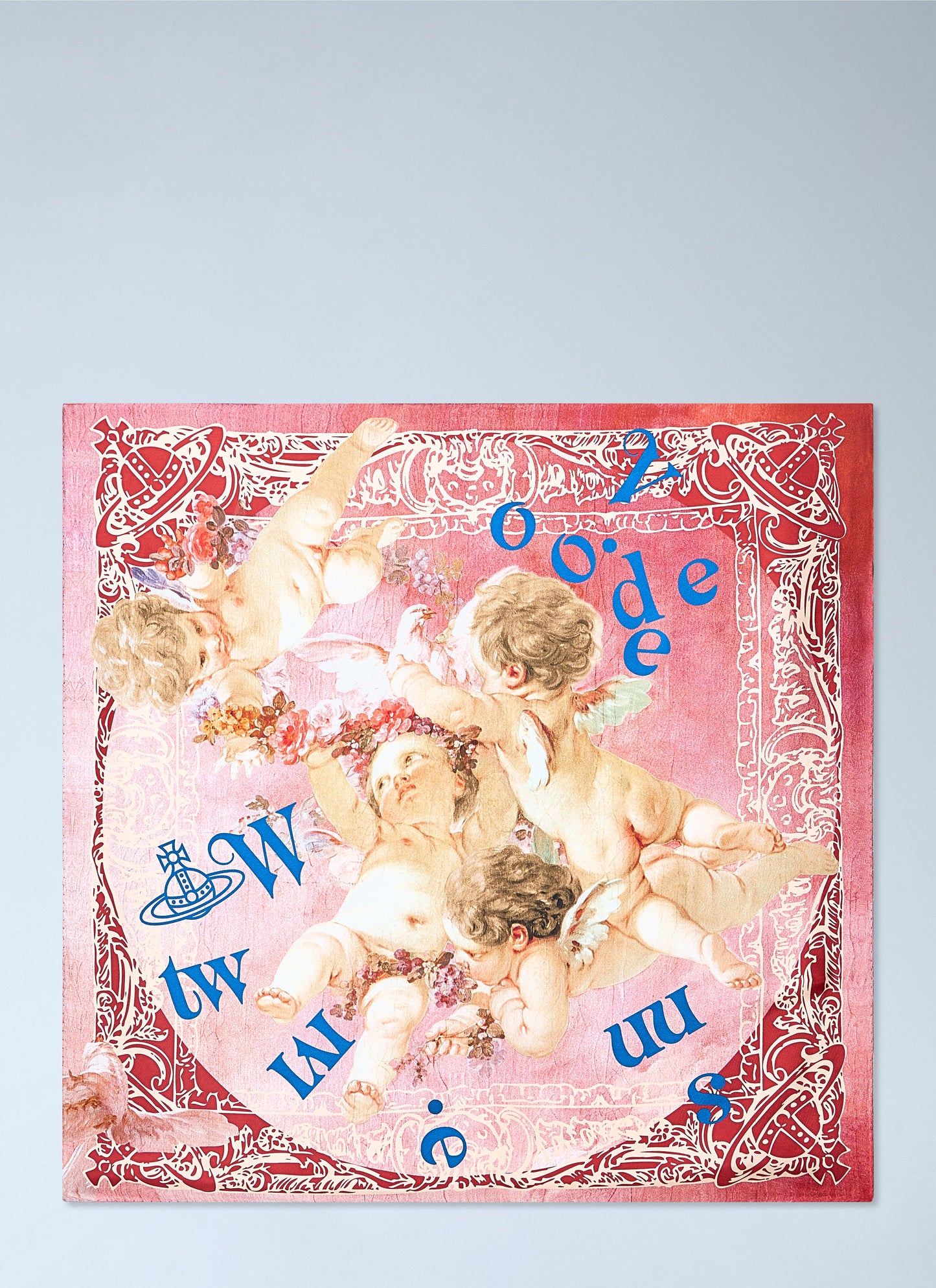 Vivienne Westwood Women Cherub Motif Silk Scarf VIVIENNE WESTWOOD
