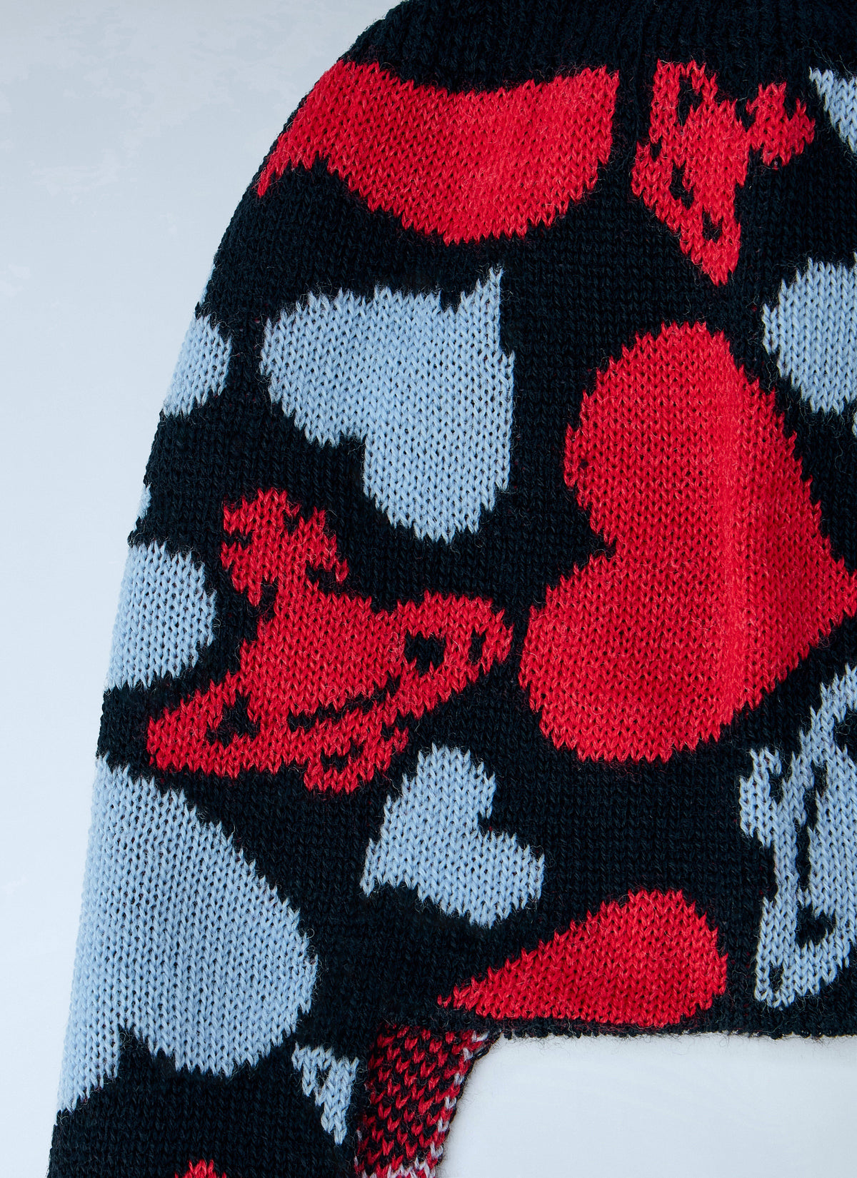 Vivienne Westwood Men Hearts And Orb Flap Knit Cap VIVIENNE WESTWOOD
