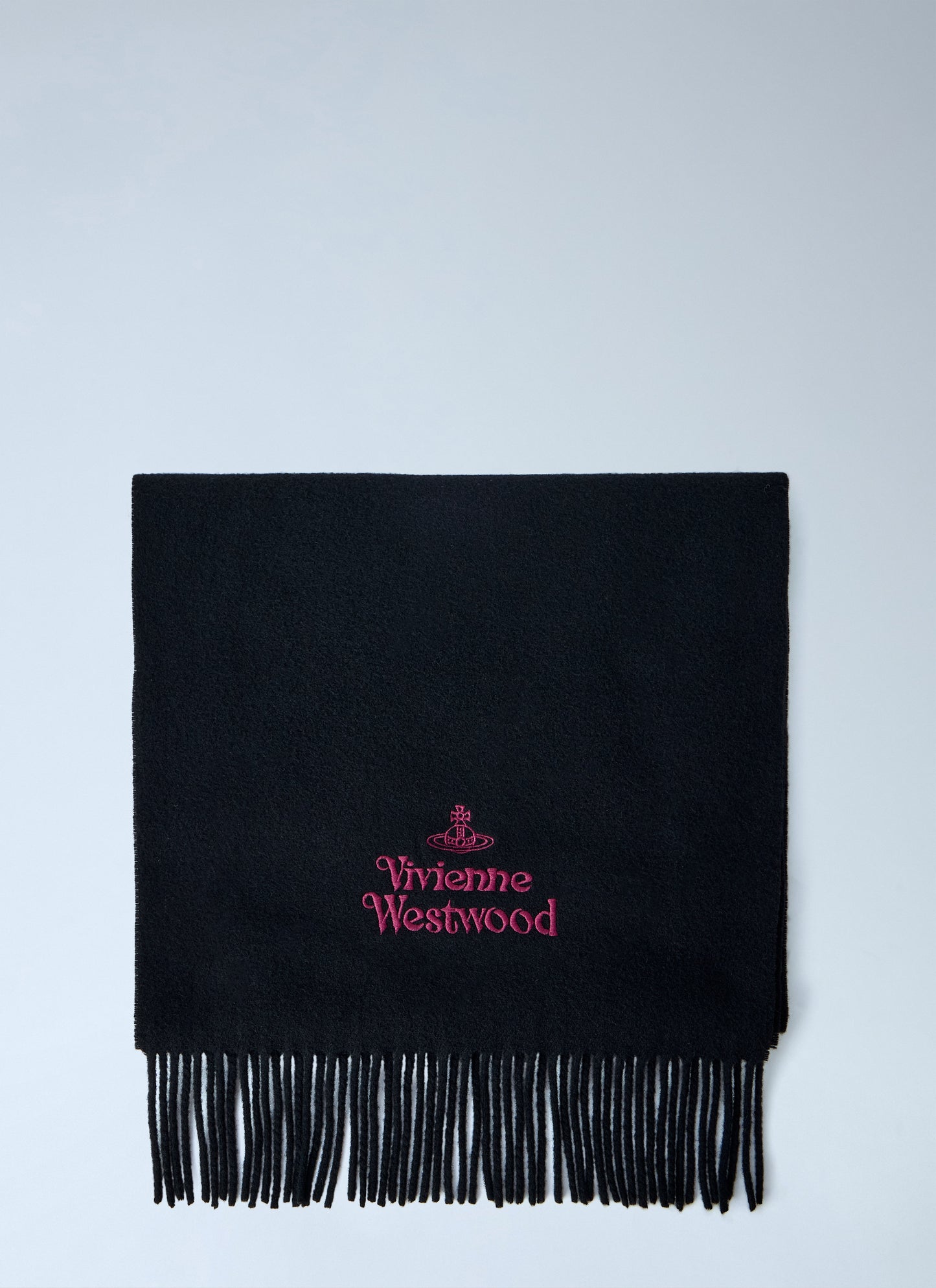Vivienne Westwood Men Embroidered Fringe Scarf VIVIENNE WESTWOOD