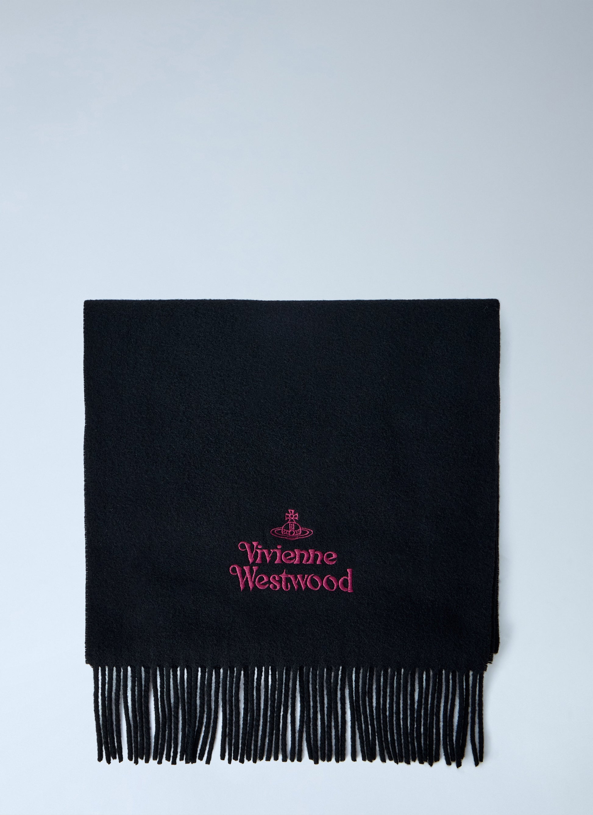 Vivienne Westwood Women Embroidered Fringe Scarf VIVIENNE WESTWOOD
