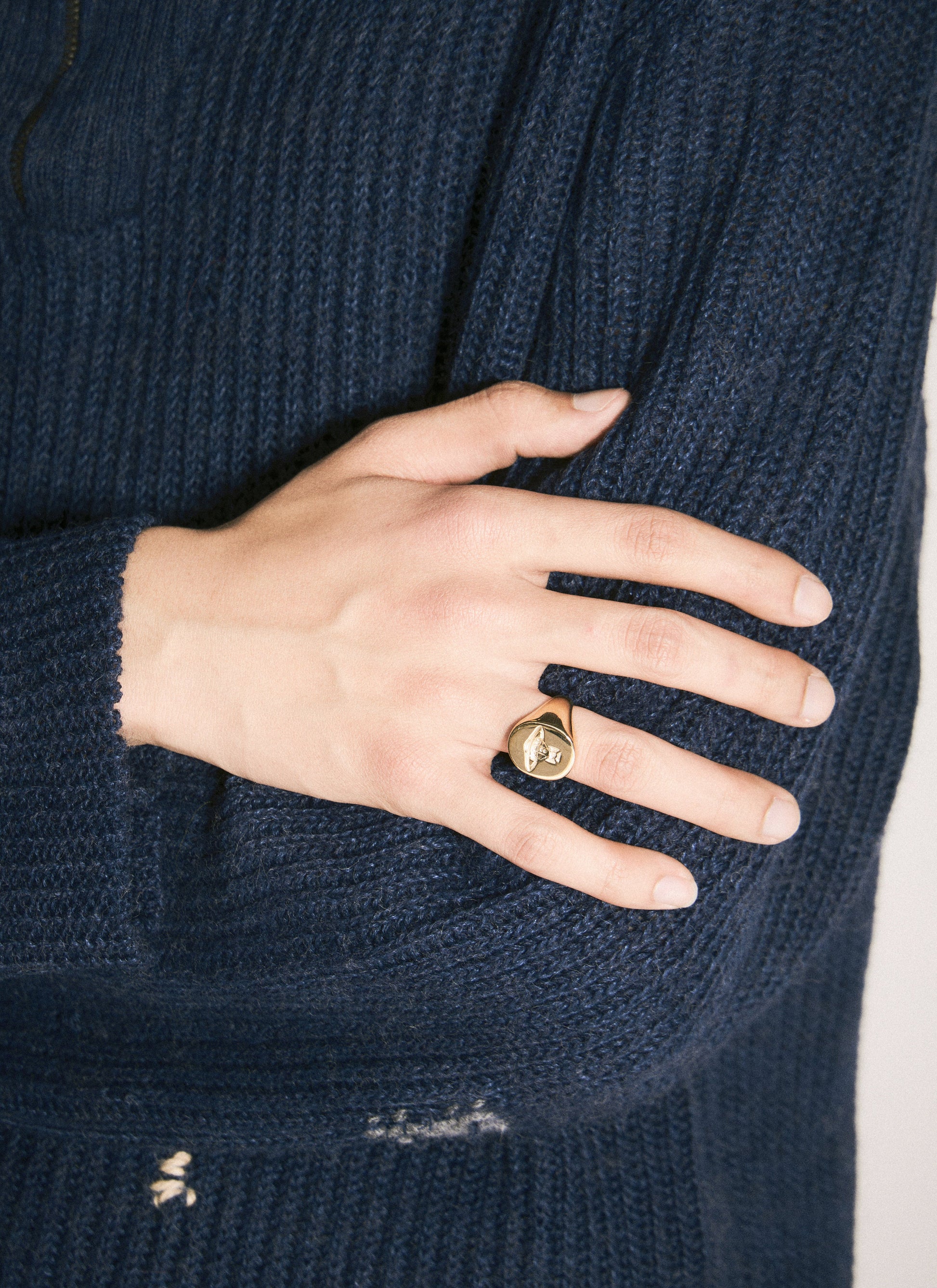 Vivienne Westwood Men Seal Ring VIVIENNE WESTWOOD