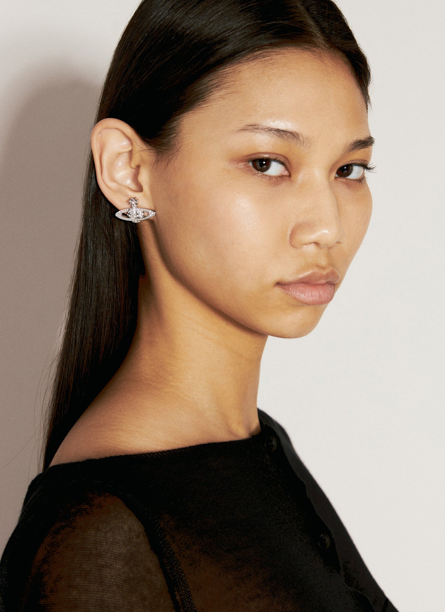 Vivienne Westwood Men Mini Bas Relief Earrings VIVIENNE WESTWOOD